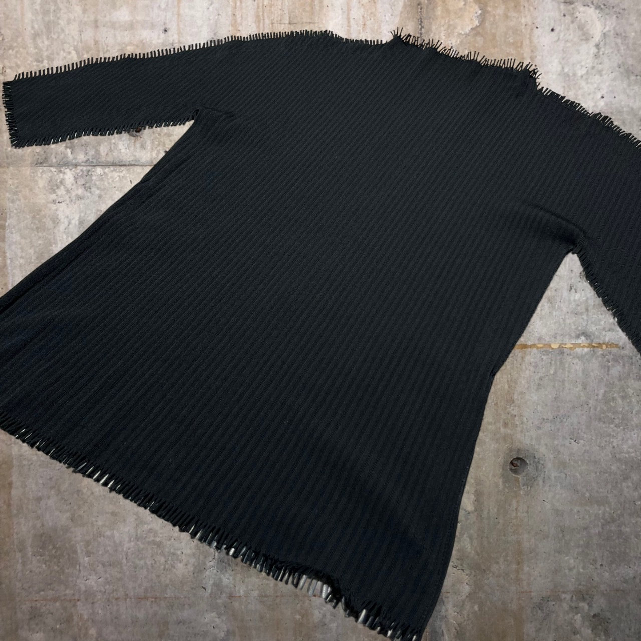 PLEATS PLEASE(プリーツプリーズ) A-POCフリンジプリーツカットソー PP34-ZP981 3 ブラック