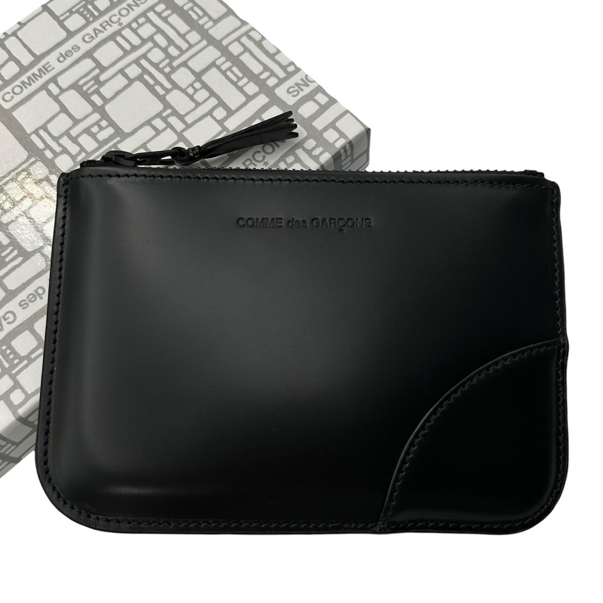 COMME des GARCONS(コムデギャルソン) Black Pouch Card & Coin Case 