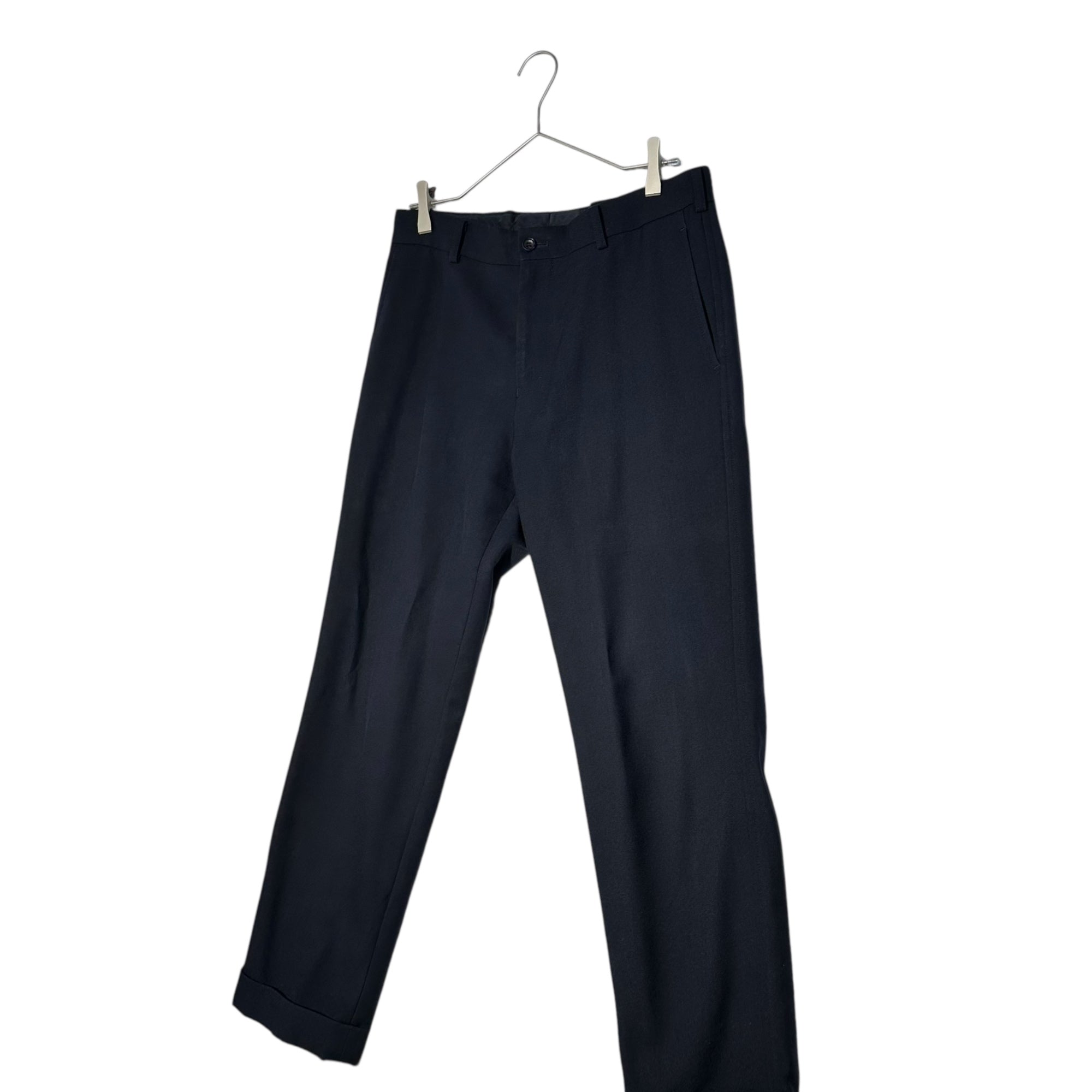 COMME des GARCONS HOMME(コムデギャルソンオム) 11AW Wool tapered slacks ウール テーパード スラックス HH-P051 M ネイビー AD2011