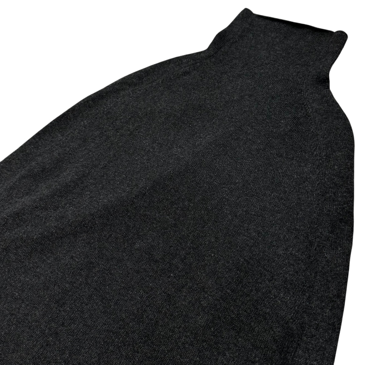 evam eva(エヴァムエヴァ) slit poncho スリット入り ポンチョ V173K949 FREE グレー ウール ヤク カシミア