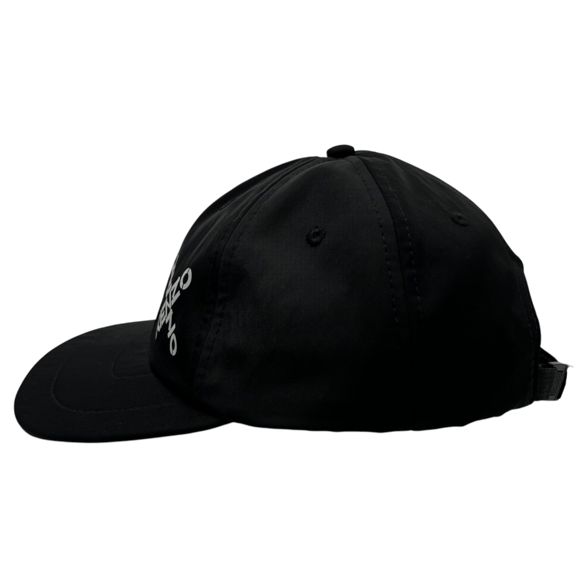 KENZO(ケンゾー) cross logo nylon cap クロス ロゴ ナイロン キャップ FREE ブラック