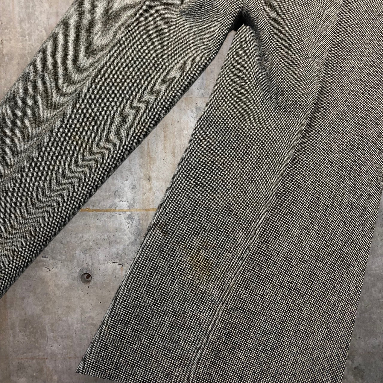 GUCCI(グッチ) 90'sウールトラウザーパンツ 46(Mサイズ程度) グレー