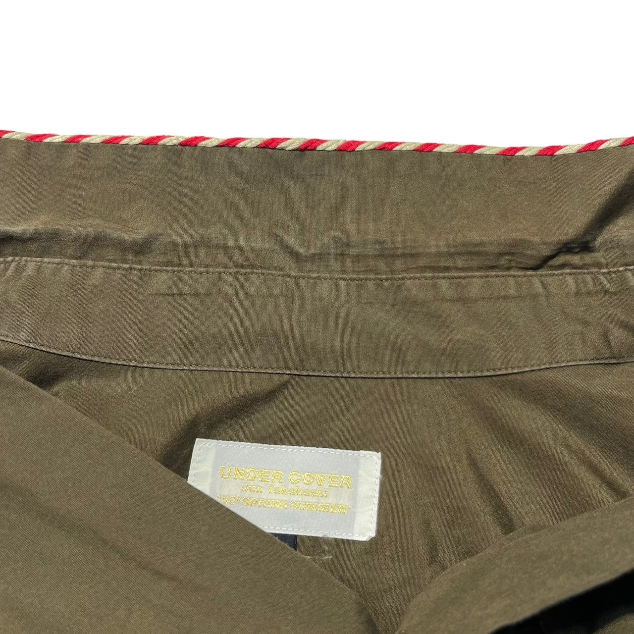 UNDERCOVER(アンダーカバー) 98SS Roll piping L/S shirt ゲバラ期 ロール パイピング ステッチ 長袖 シャツ UC-8S-BS-101 L ブラウン