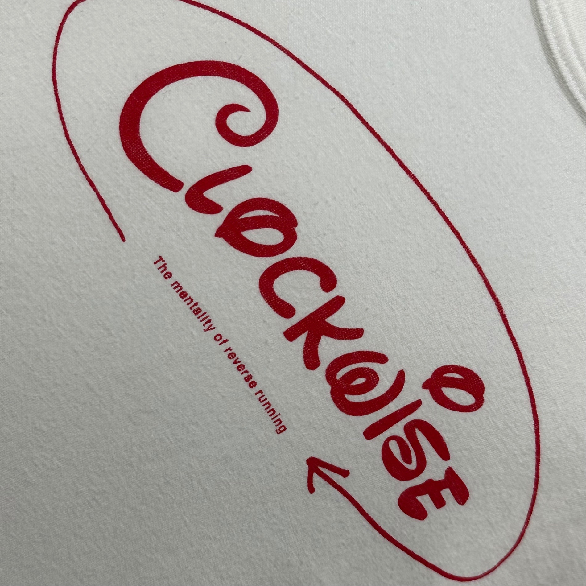 UNDERCOVERISM(アンダーカバイズム) ”Clockwise” Tee 時計回り Tシャツ 2 ホワイト