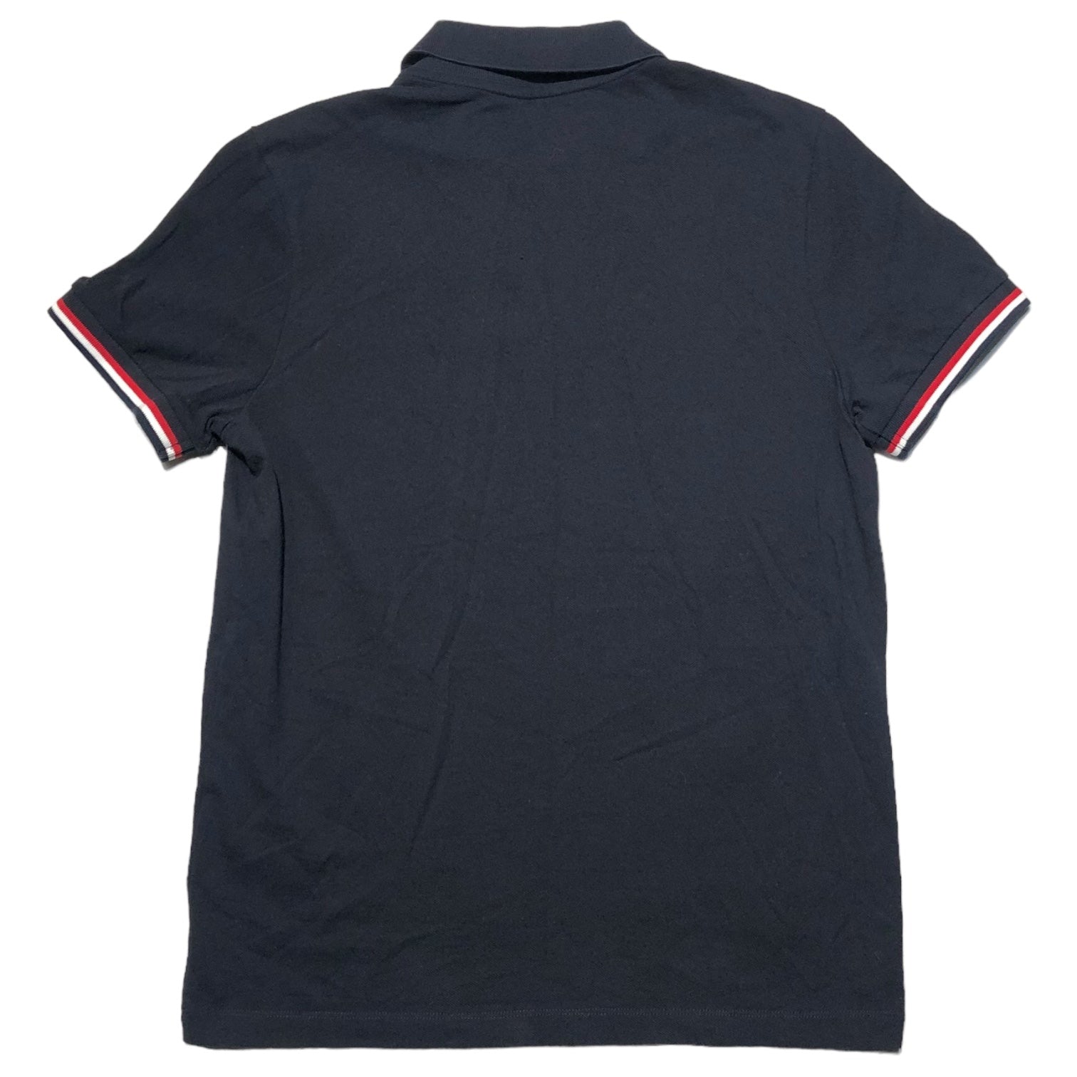 MONCLER(モンクレール) 23SS One point icon logo emblem polo shirt ワンポイント アイコン ロゴ ワッペン ポロシャツ I10918A00015 S ネイビー 鹿の子