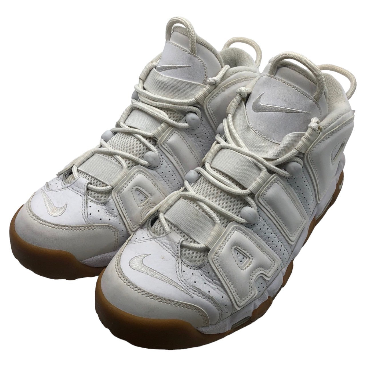 NIKE(ナイキ) AIR MORE UPTEMPO エアー モアアップテンポ ハイカット スニーカー AIR ロゴ 414962-103 SIZE 28.0 ホワイト