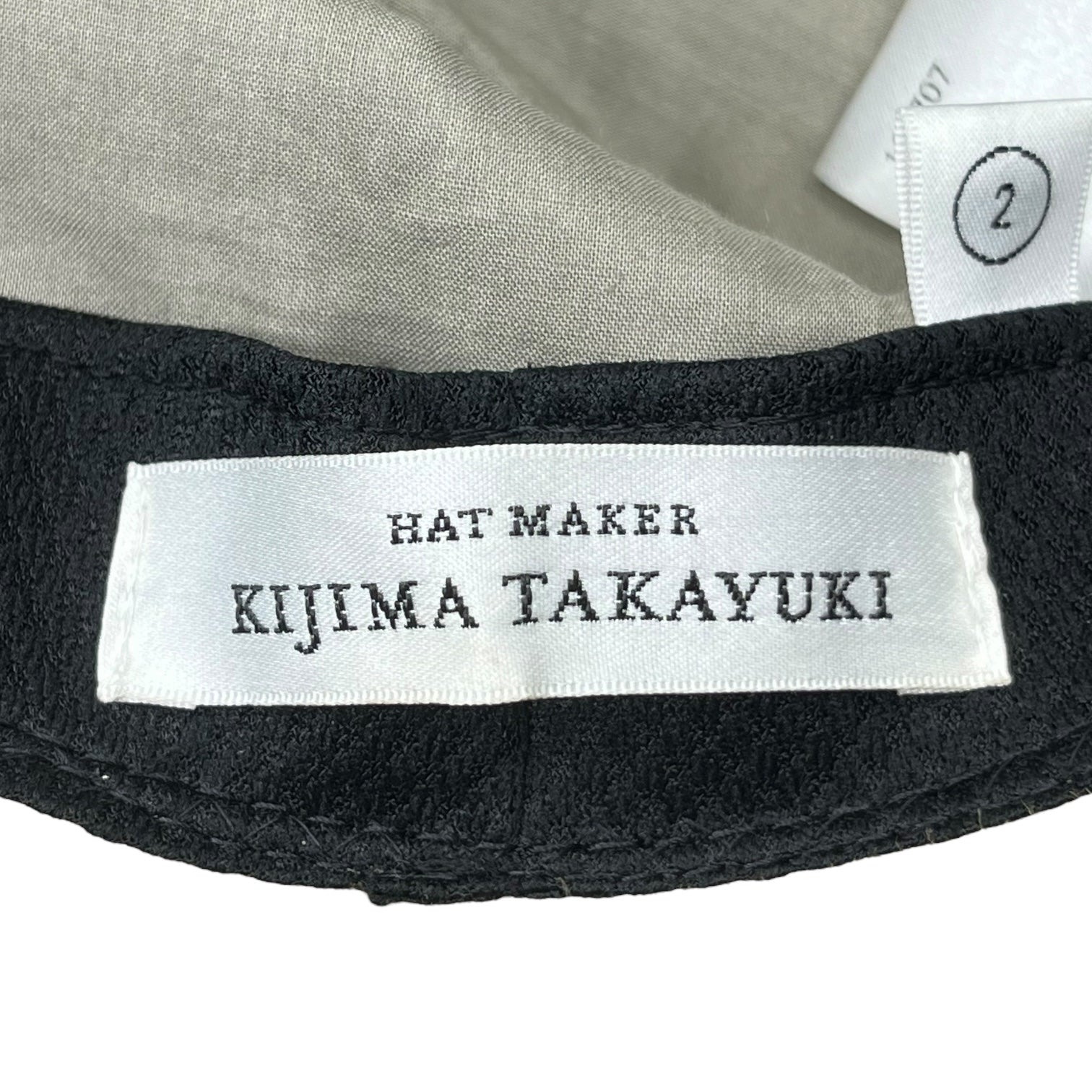 KIJIMATAKAYUKI(キジマタカユキ) OVERSIZE SUEDE HAT オーバーサイズ スウェード ハット ワイドブリム 2 ベージュ