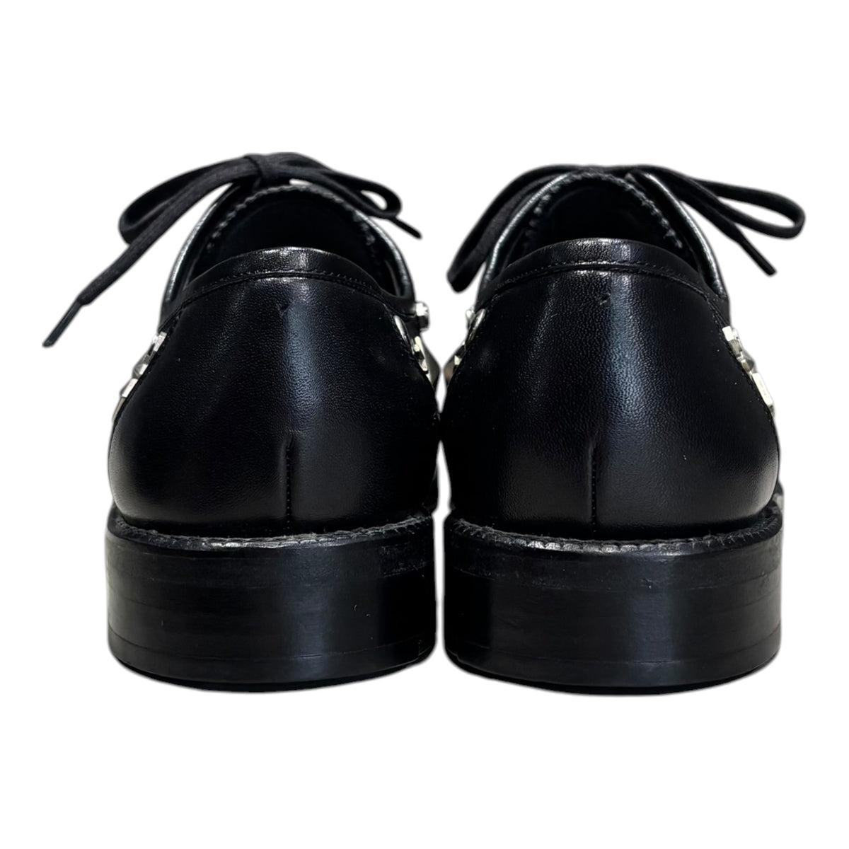 COMME des GARCONS(コムデギャルソン) Mixed-Stud Leather Shoes ミックス スタッズ レザー シューズ 22cm ブラック×シルバー アーカイブ