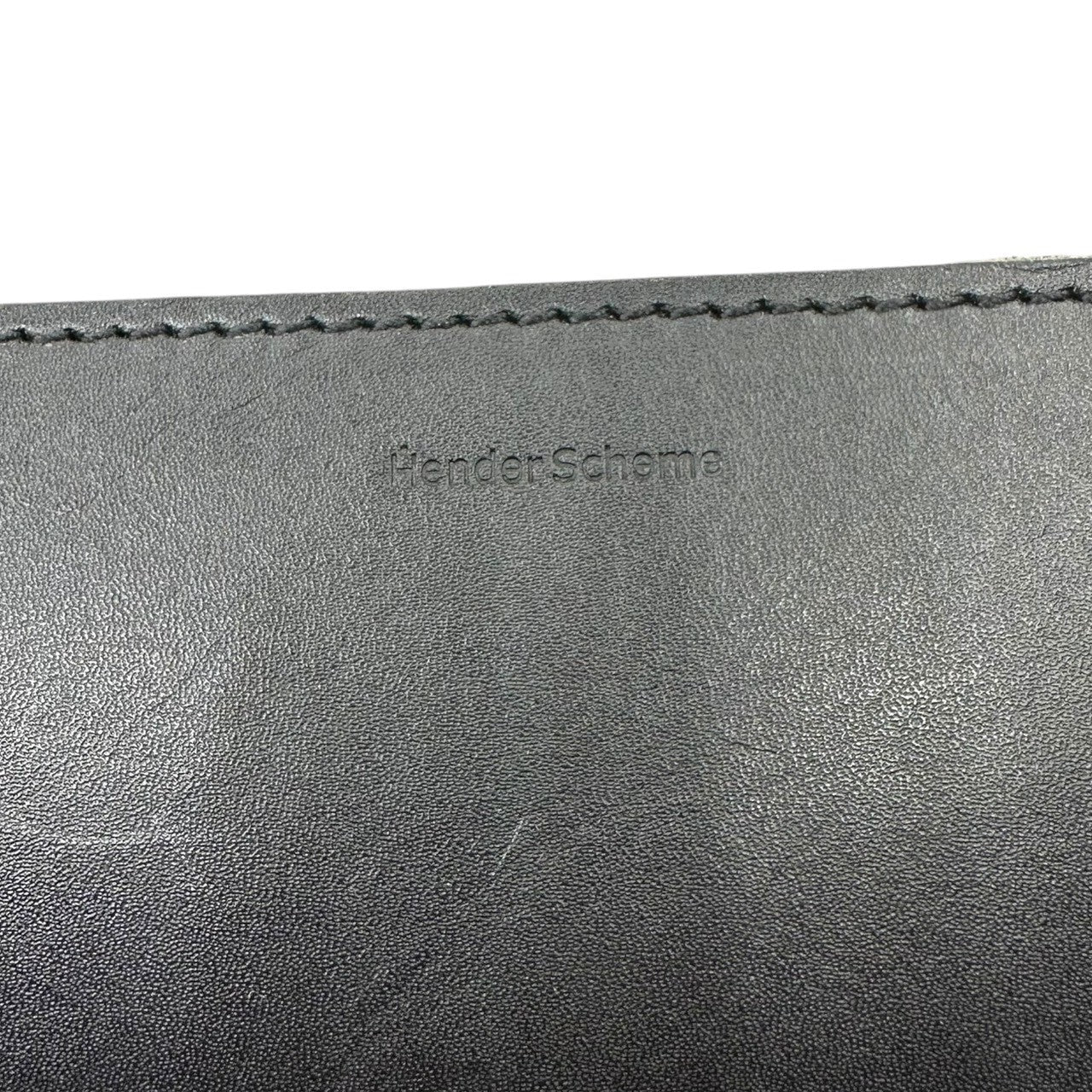 Hender Scheme(エンダースキーマ) zip pen case ジップ ペン ケース レザー ブラック