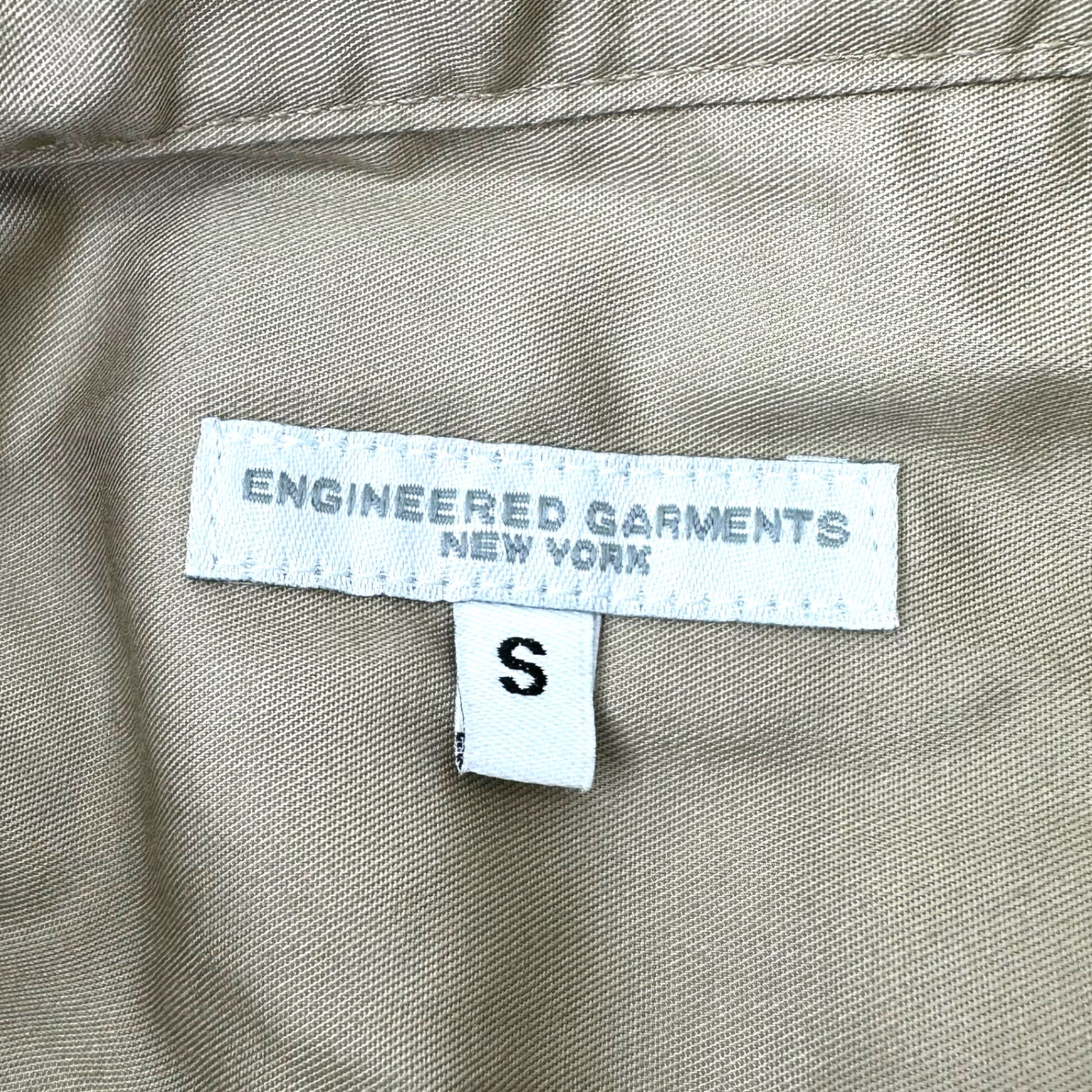 Engineered Garments(エンジニアードガーメンツ) Fishing Over shirt フィッシング オーバー シャツ S ベージュ フーデット フード パーカー ジャケット