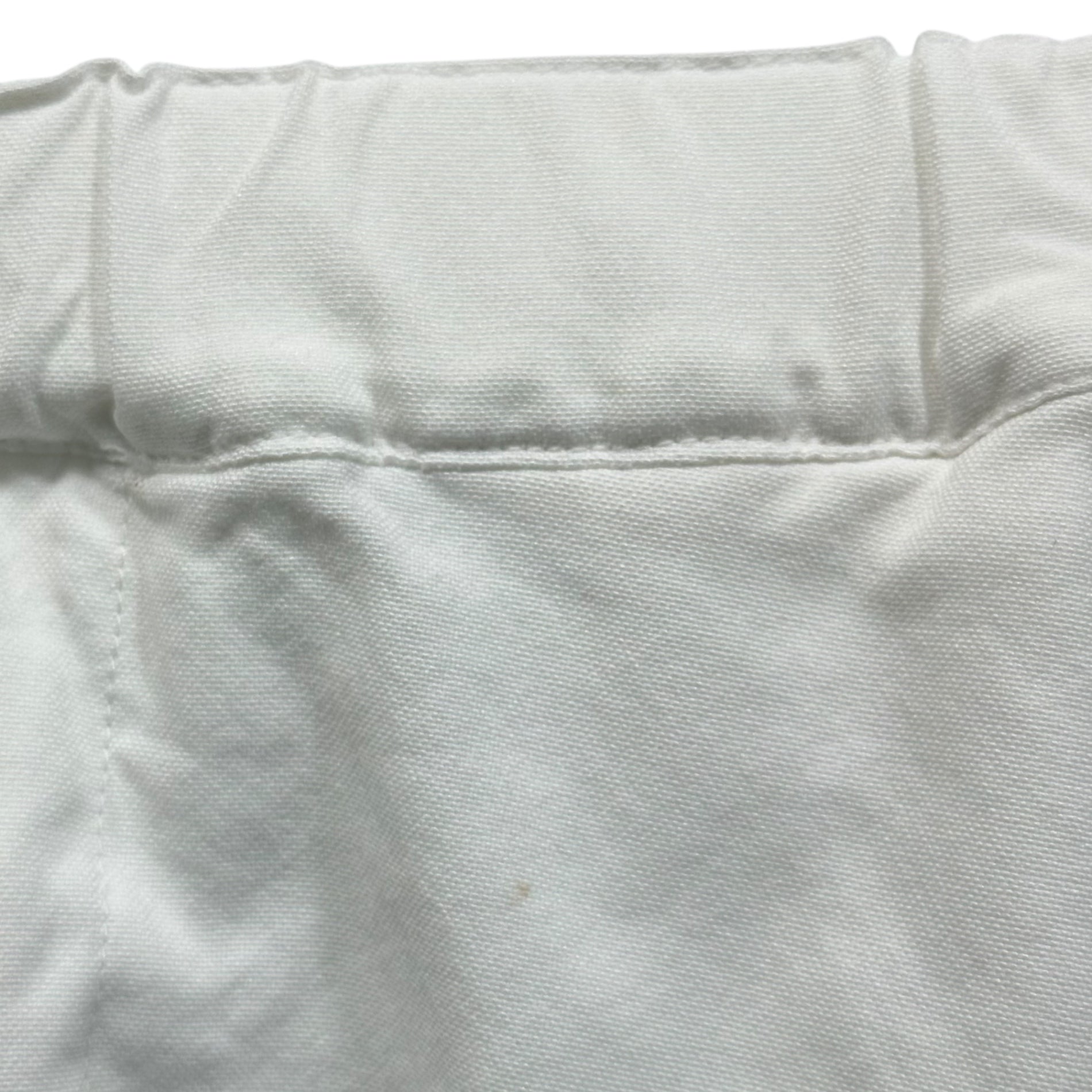 BLACK COMME des GARCONS(ブラックコムデギャルソン) 17SS Polyester Panel Sarouel Balloon Pants ポリエステル パネル サルエル バルーン パンツ 1S-P037 M ホワイト AD2016 男女着用可能