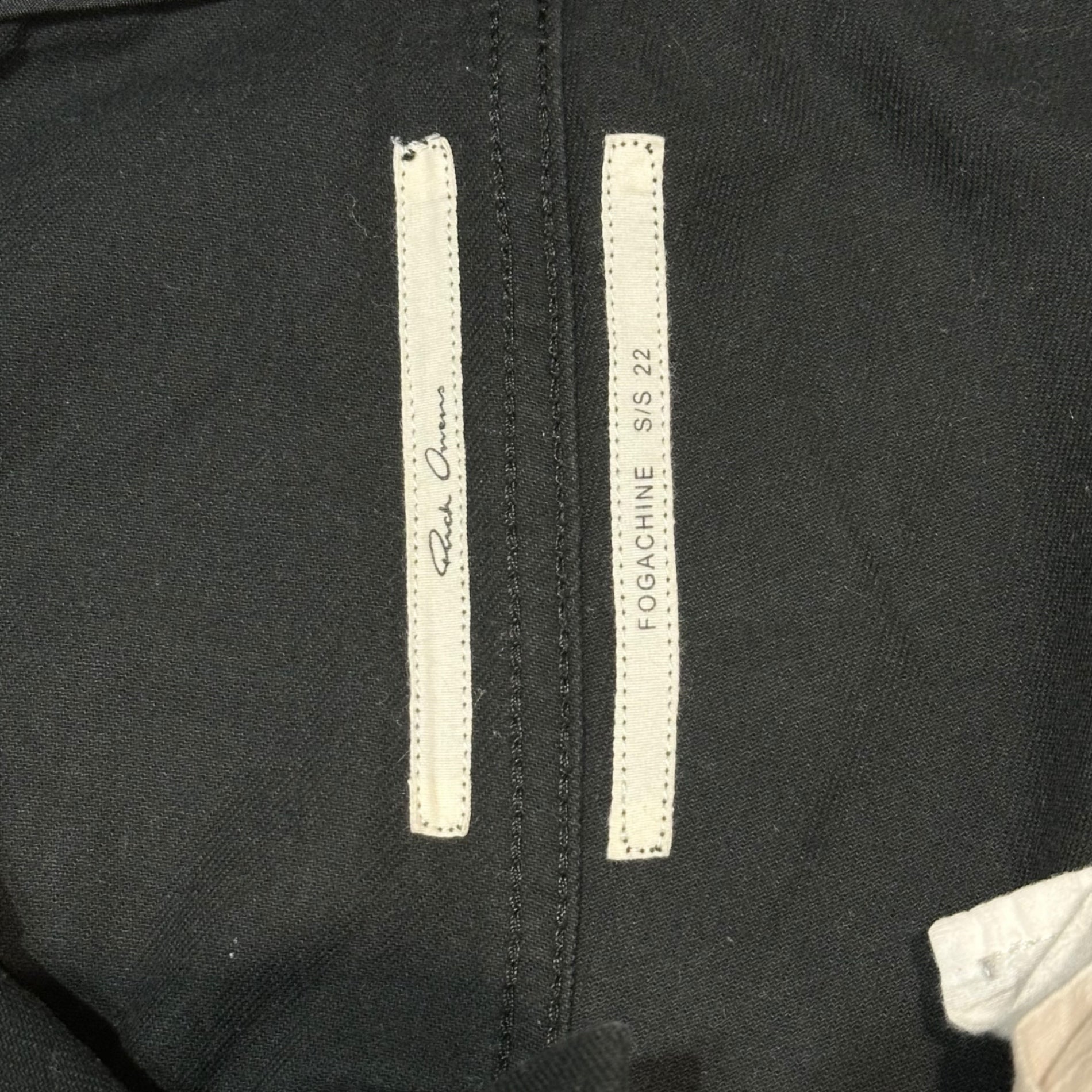 Rick Owens(リックオウエンス) 22SS BOLAN BANANA JEANS BLACK ボラン バナナ ジーンズ RR01B1303-HDDL 30 ブラック