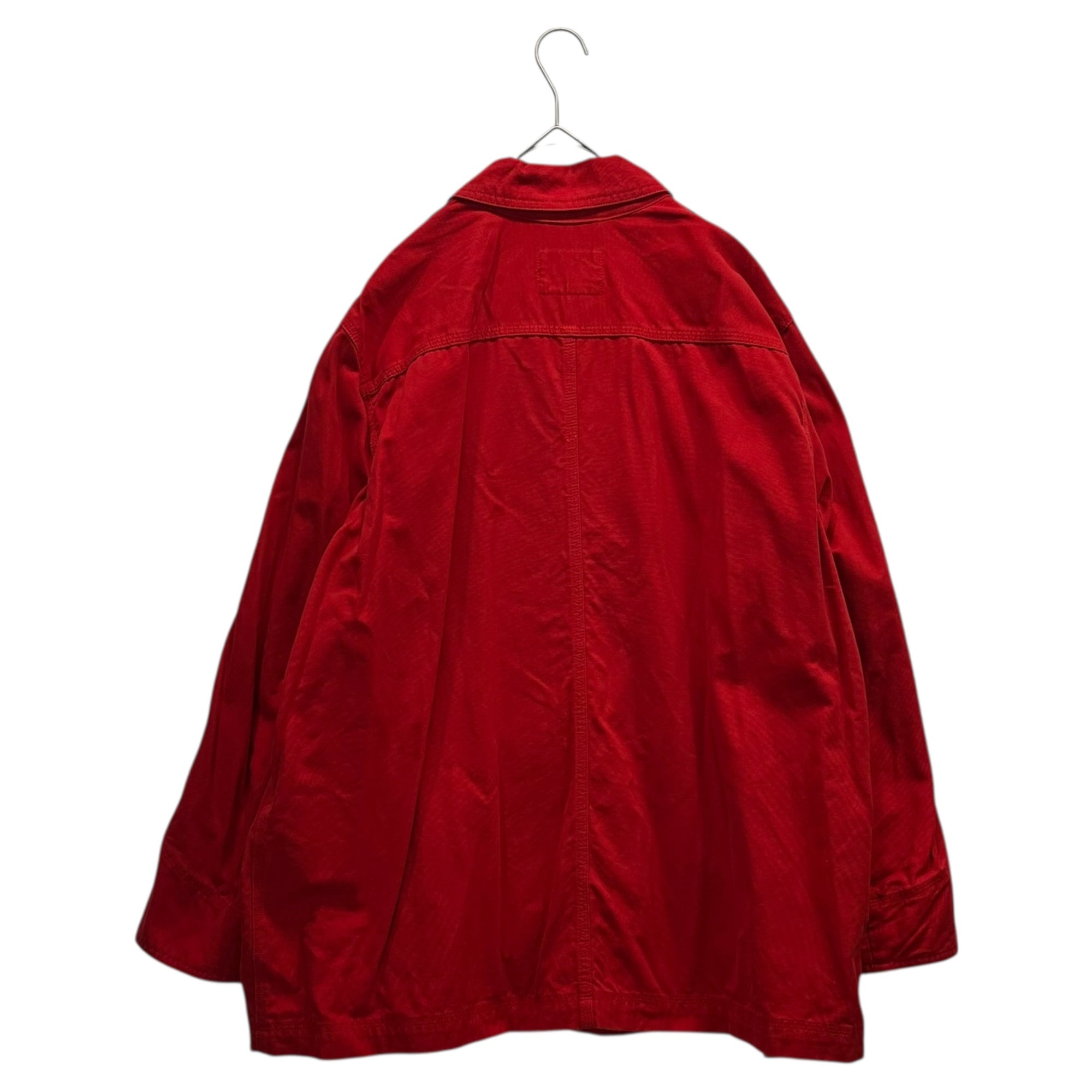 LAUREN RALPH LAUREN(ローレンラルフローレン) 00's Cotton Fireman Jacket コットン ファイヤーマン ジャケット 2X レッド 男性着用可能サイズ