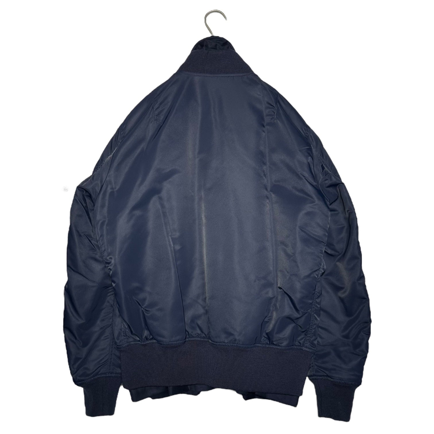 Loro Piana×藤原ヒロシ(ロロピアーナ×フジワラヒロシ) 21AW Reversible MA-1 tailored jacket リバーシブル ボンバー テーラード ジャケット FAM1063 M ネイビー TASMANIAN生地 ブレザー コラボ ブルゾン