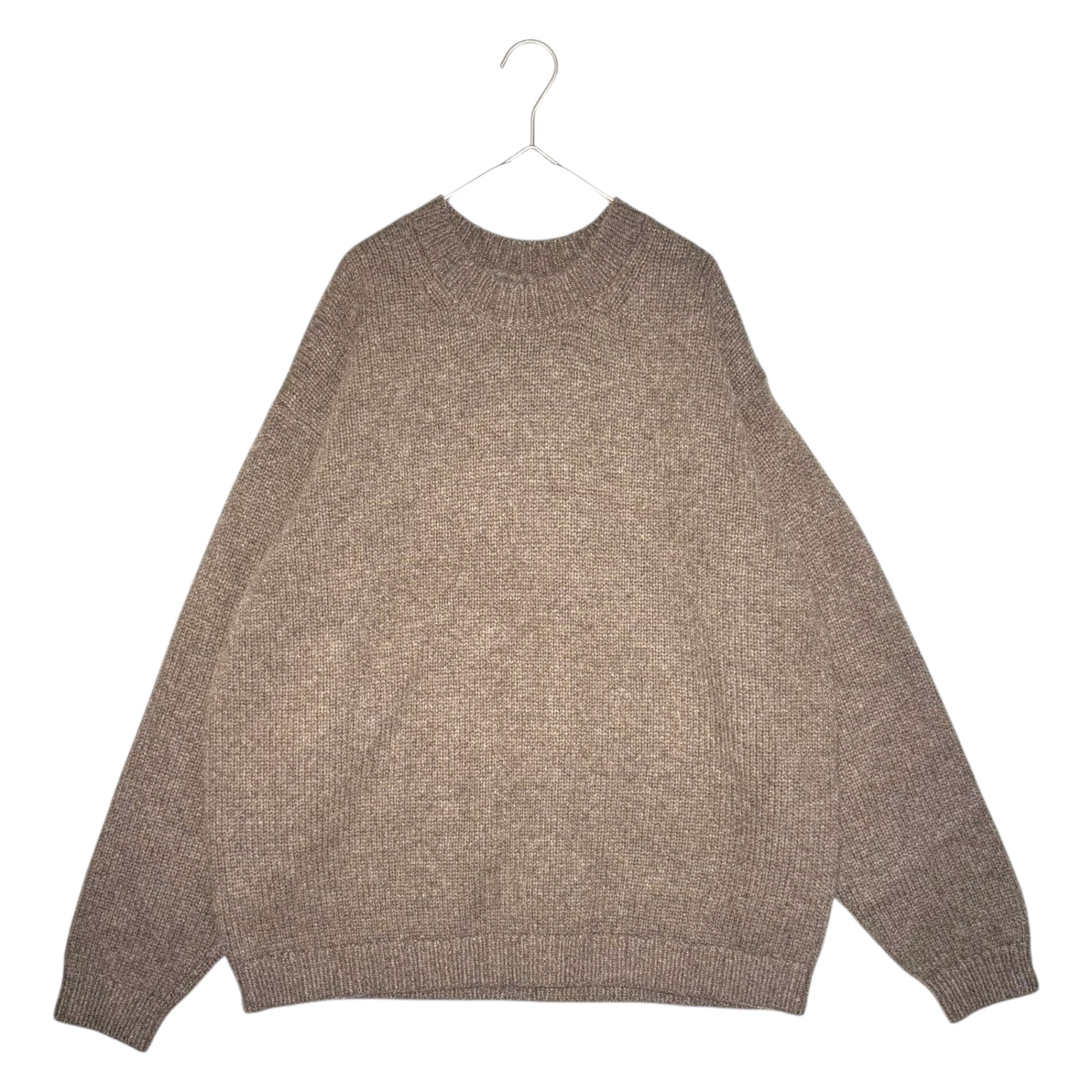 Steven Alan(スティーブンアラン) ハミルトンラムズウール LOOSEモックネック ニット 8113-104-0367 3(L程度) ブラウン