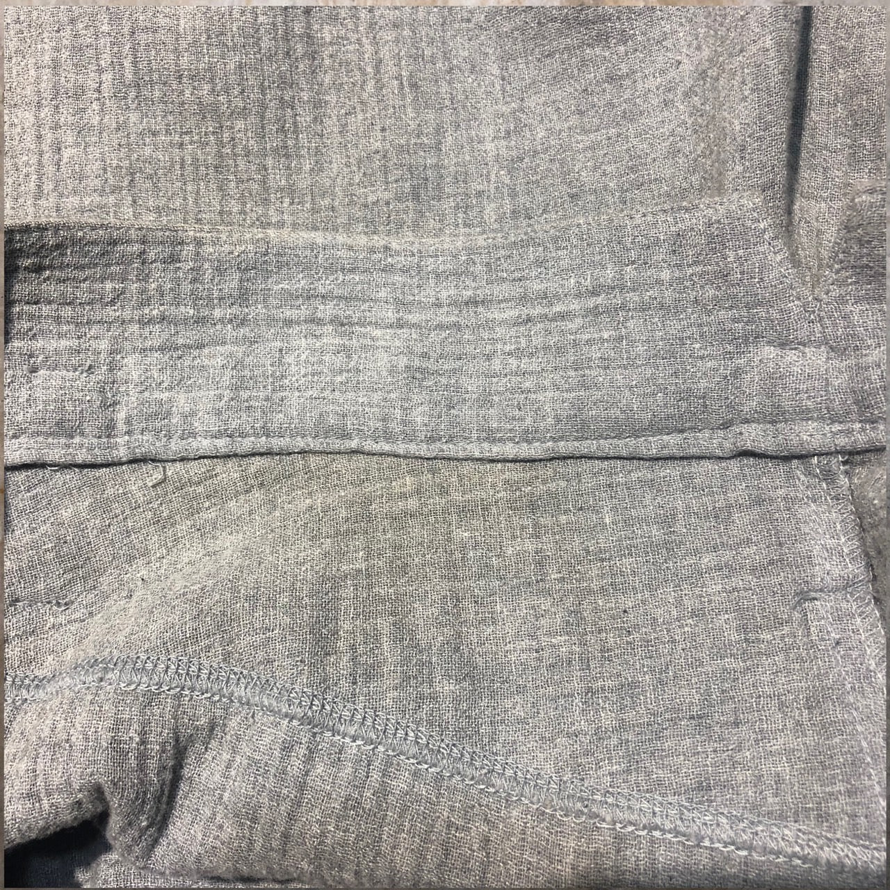 i.s. ISSEY MIYAKE(アイエス イッセイミヤケ) 90’s cotton wide half pants/コットンワイドハーフパンツ IS 41-FF044 M(メンズサイズ) グレー