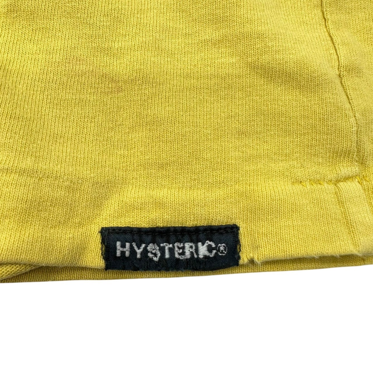 HYSTERIC GLAMOUR(ヒステリックグラマー) 90's HYS GIRL PRINT TEE ヒス ガール プリント Tシャツ FREE イエロー 90年代 車