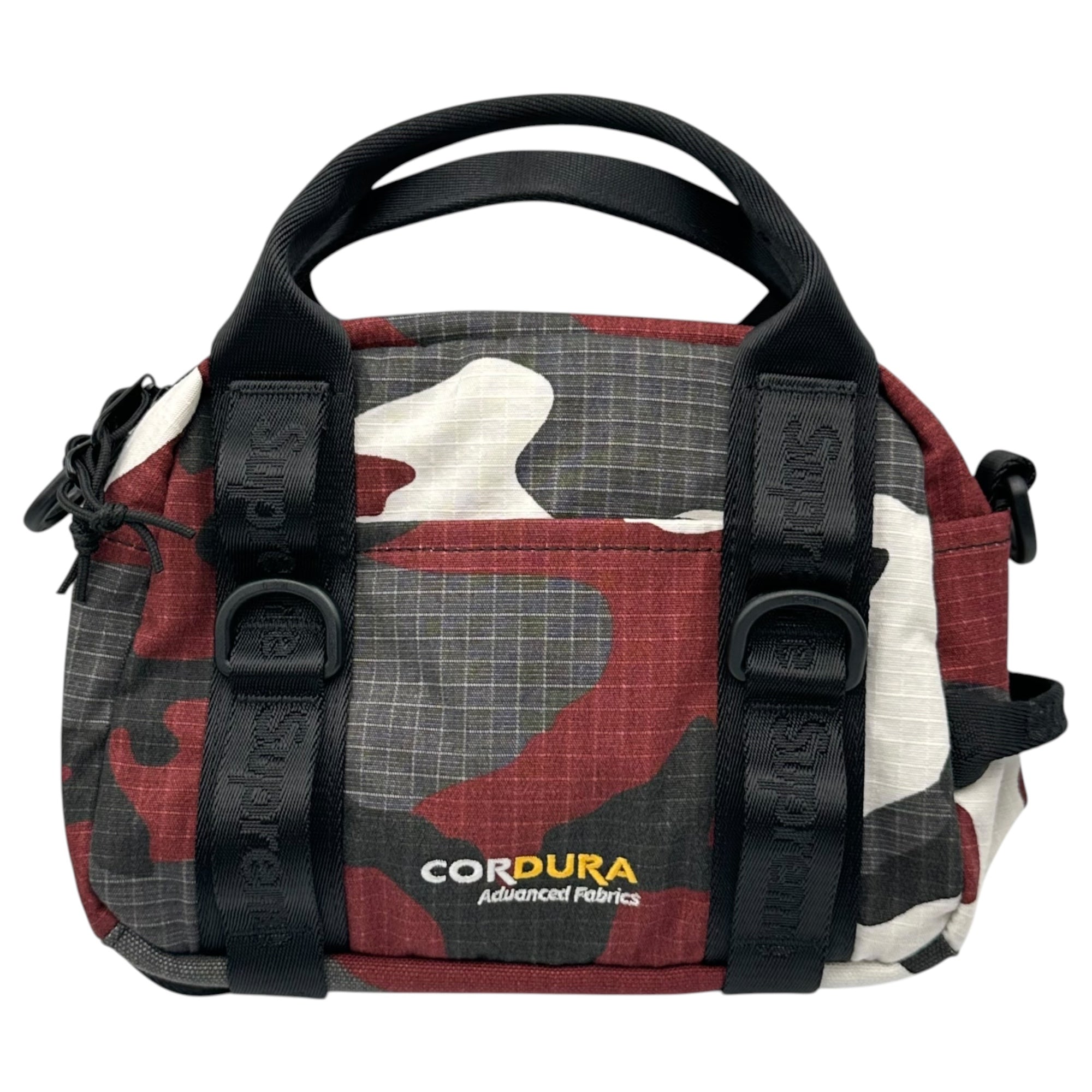 SUPREME(シュプリーム) 26SS Mini Duffle Bag Red Camo ミニ ダッフル バッグ レッド カモ レッド×ホワイト×ブラック