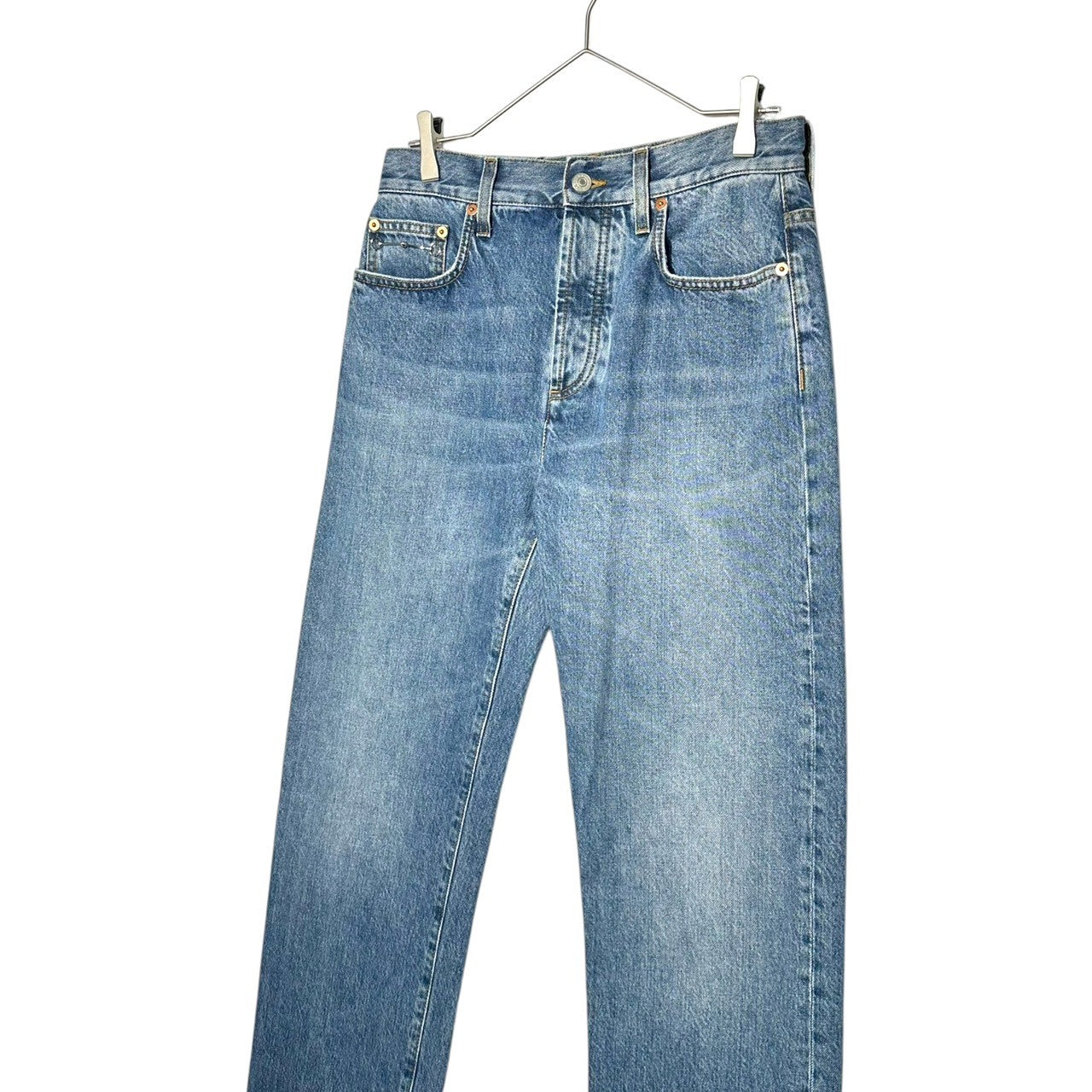 GUCCI(グッチ) 24SS Horsebit Denim Pants ホースビット デニム パンツ 760028 25(実寸78cm W30程度) ライトインディゴ ストレート