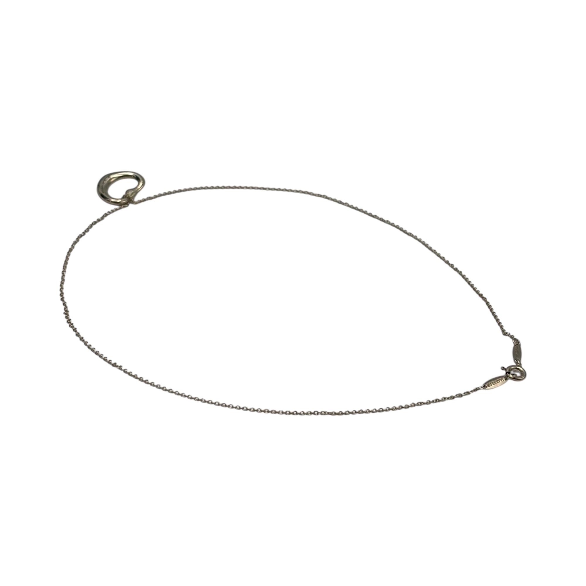 TIFFANY & CO.(ティファニー) Elsa Peretti Open Heart Necklace エルサペレッティ オープンハート ネックレス シルバー