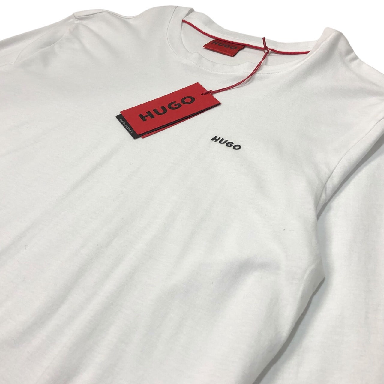 HUGO BOSS(ヒューゴボス) ロングスリーブTシャツ コットンジャージー ロゴプリント/ロゴ長袖Tシャツ 4021406673212 M ホワイト