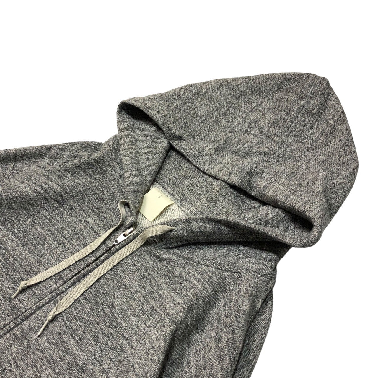 N.HOOLYWOOD(エヌハリウッド ミスターハリウッド) marbled zip hoodie 霜降り ジップ パーカー 定番品 SIZE 44(S) グレー