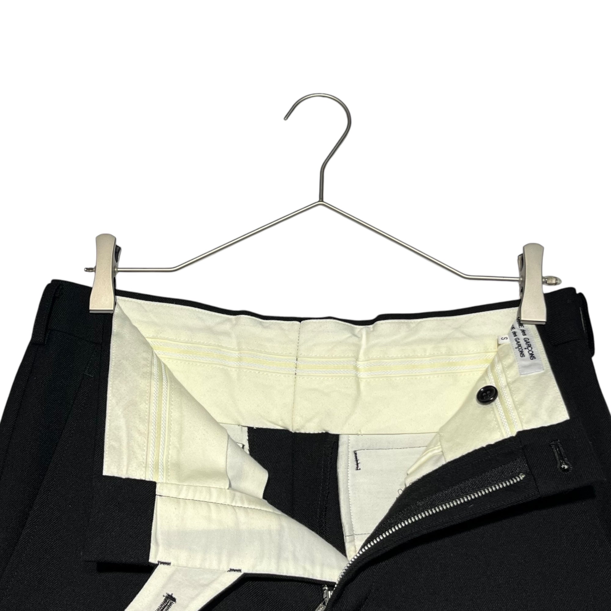 COMME des GARCONS COMME des GARCONS(コムデギャルソンコムデギャルソン) 13AW Tapered wool slacks pants テーパード ウール スラックス パンツ RL-P004 S ブラック AD2013
