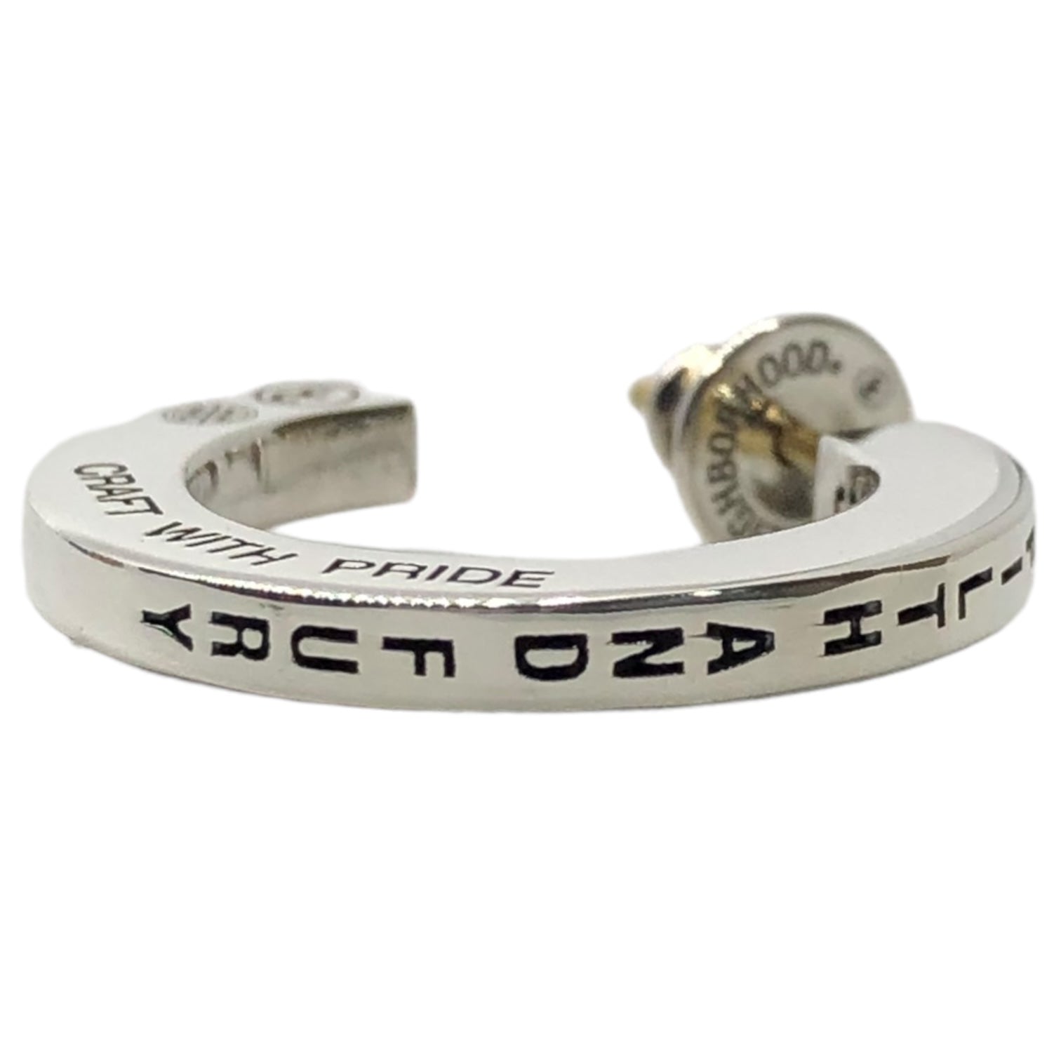 CAREERING×NEIGHBORHOOD(キャリアリング×ネイバーフッド) collaboration ring コラボ ピアス SV925 シルバー ホストK18 NHCR301/S-C シルバー 片耳 ケース付属