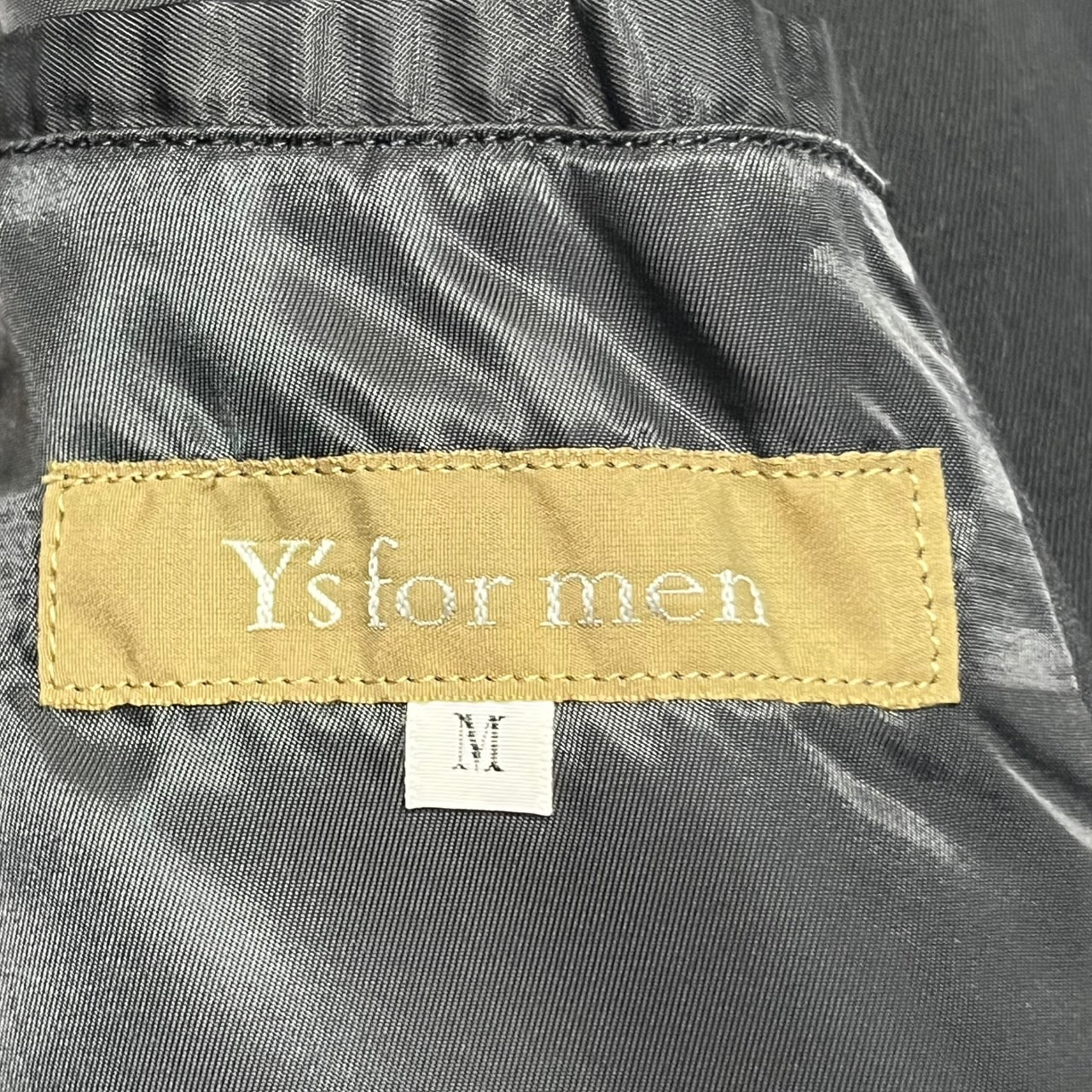 Y's for men(ワイズフォーメン) 90's wool gabardine double zip coat/ウールギャバジンダブルジップコート MW-Y04-100 SIZE M ブラック