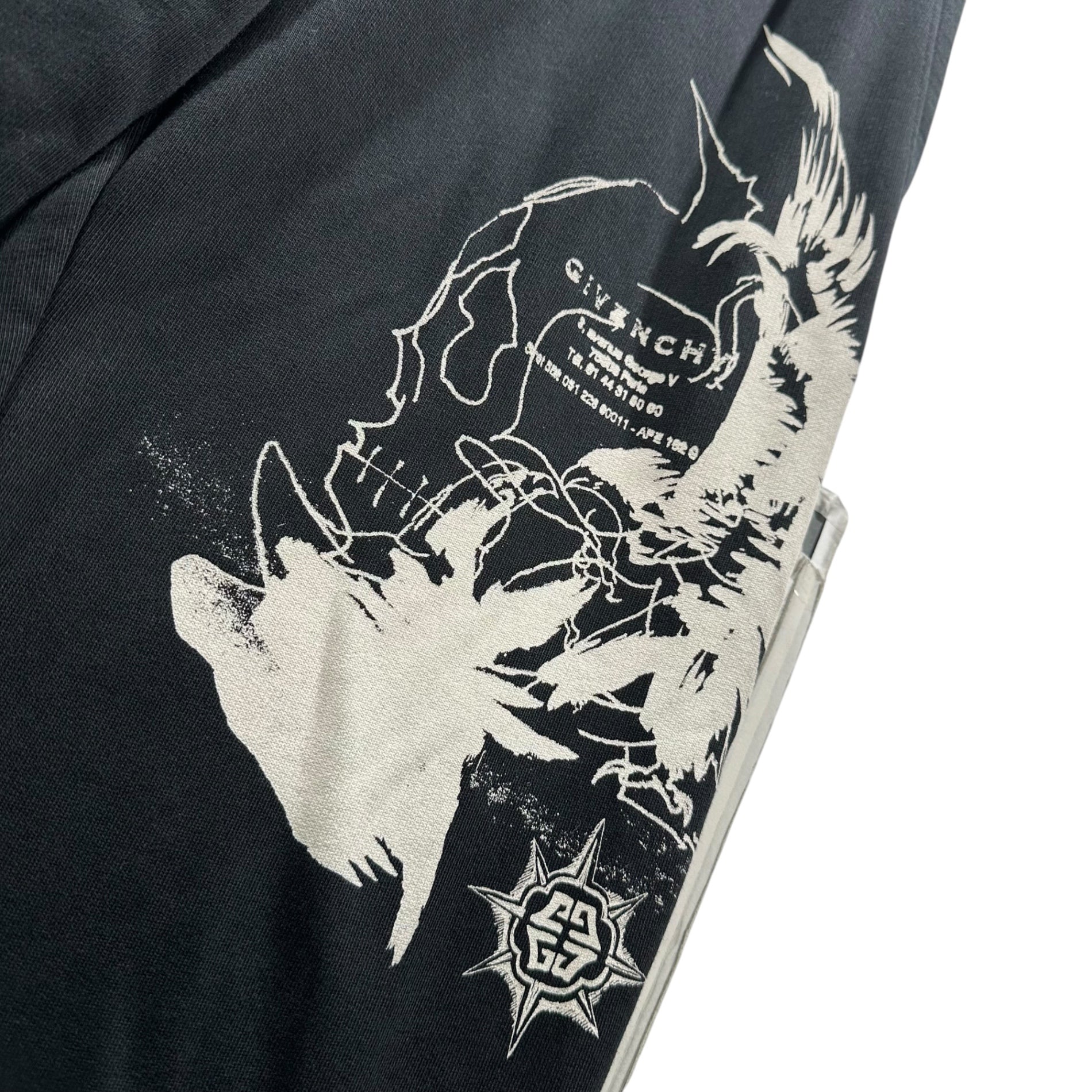 GIVENCHY(ジバンシィ) 2021AW Graphic Print Sweatpants グラフィック プリント スウェット パンツ BM50WS3Y6U L ブラック
