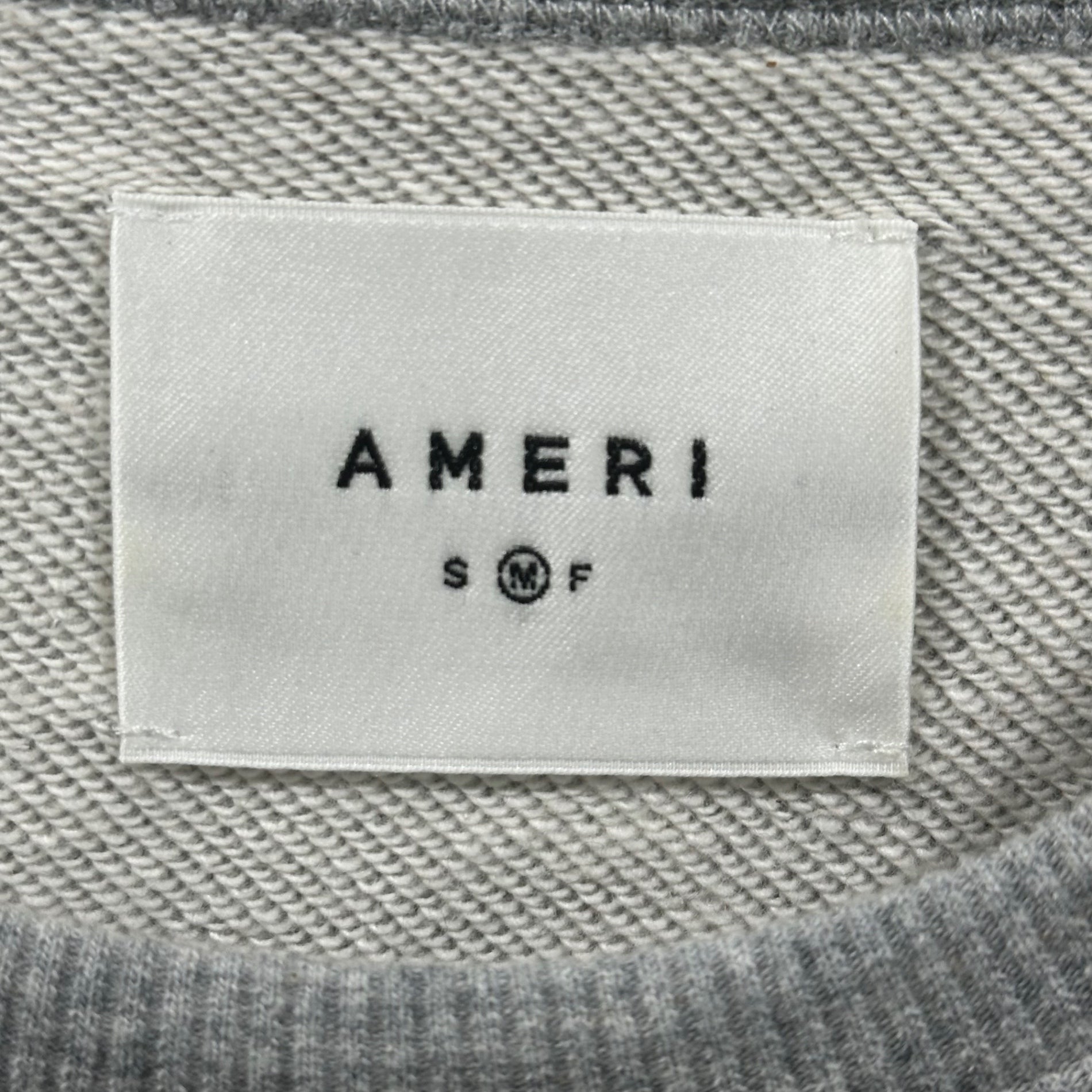 Ameri(アメリ) SWEAT KNIT DRESS スウェット ニット ワンピース 02020530951 M グレー×ブラック
