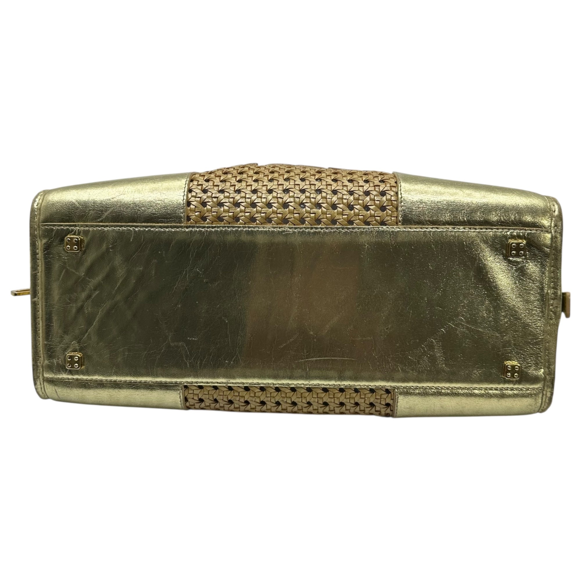 LOEWE(ロエベ) AMAZONA36 Gold Mesh Bag アマソナ 36 ゴールド メッシュ ハンド バッグ ゴールド