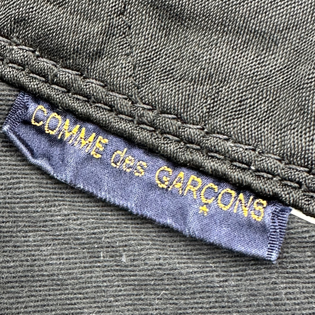 COMME des GARCONS(コムデギャルソン) Garment-dyed tote bag 製品染め トート バッグ ブラック