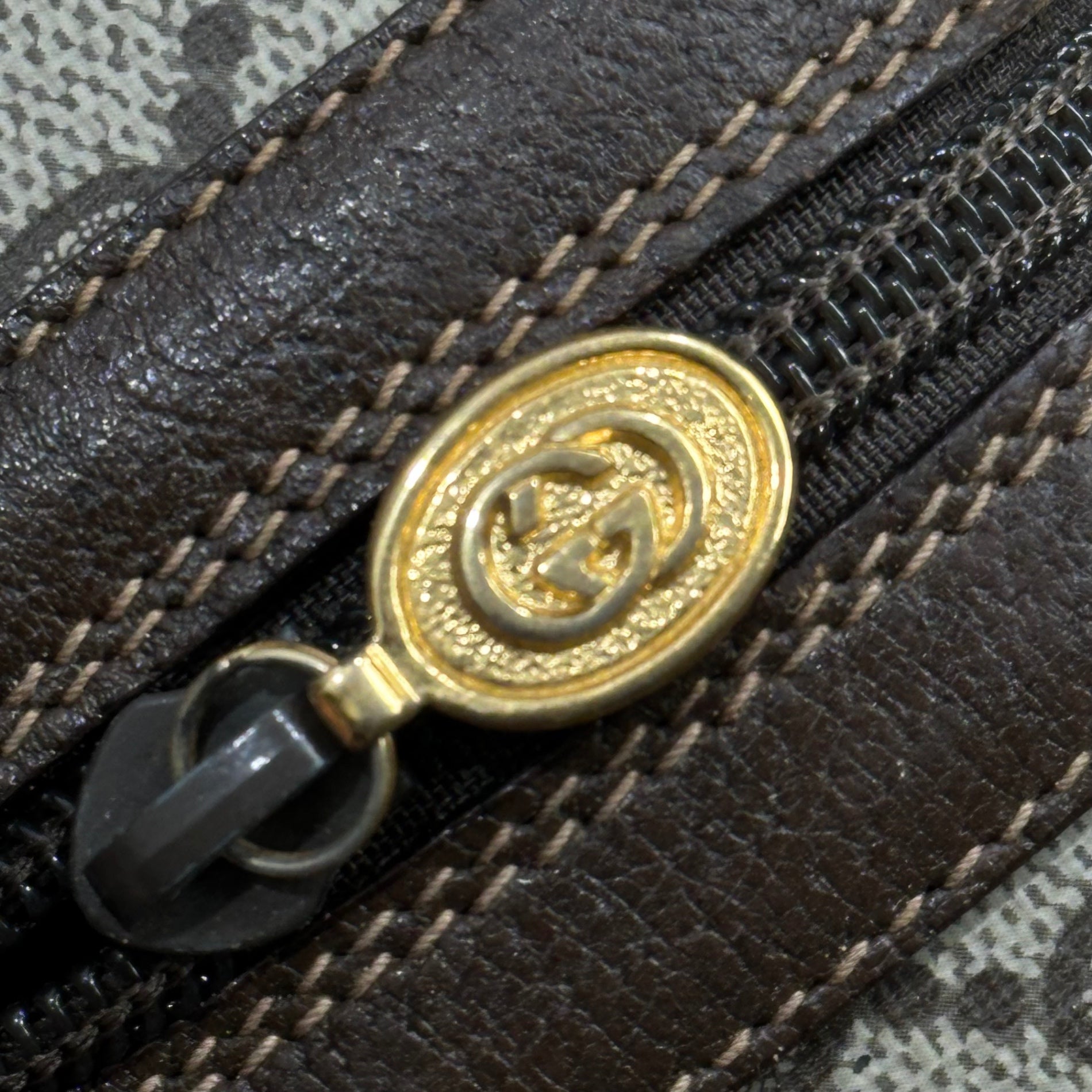 GUCCI(グッチ) GG Supreme Sherry Line Mini Boston Bag GGスプリーム シェリーライン ミニボストン バッグ 002-115-6697 4023 ベージュ ハンド