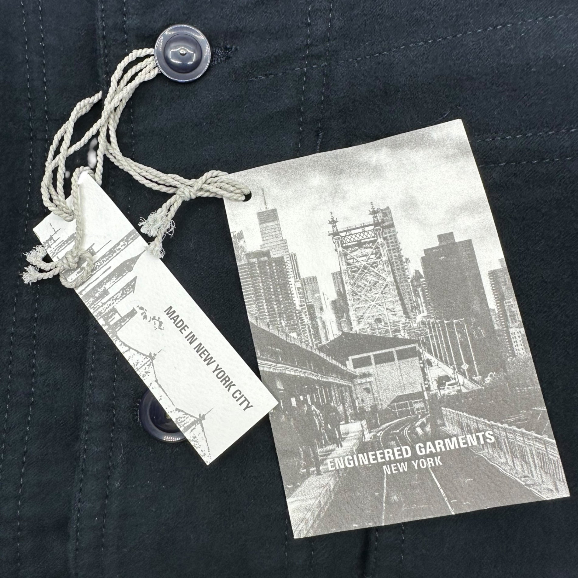 Engineered Garments(エンジニアードガーメンツ) BENSON JACKET MOLESKIN コットン モールスキン ベンソン ジャケット S ブラック