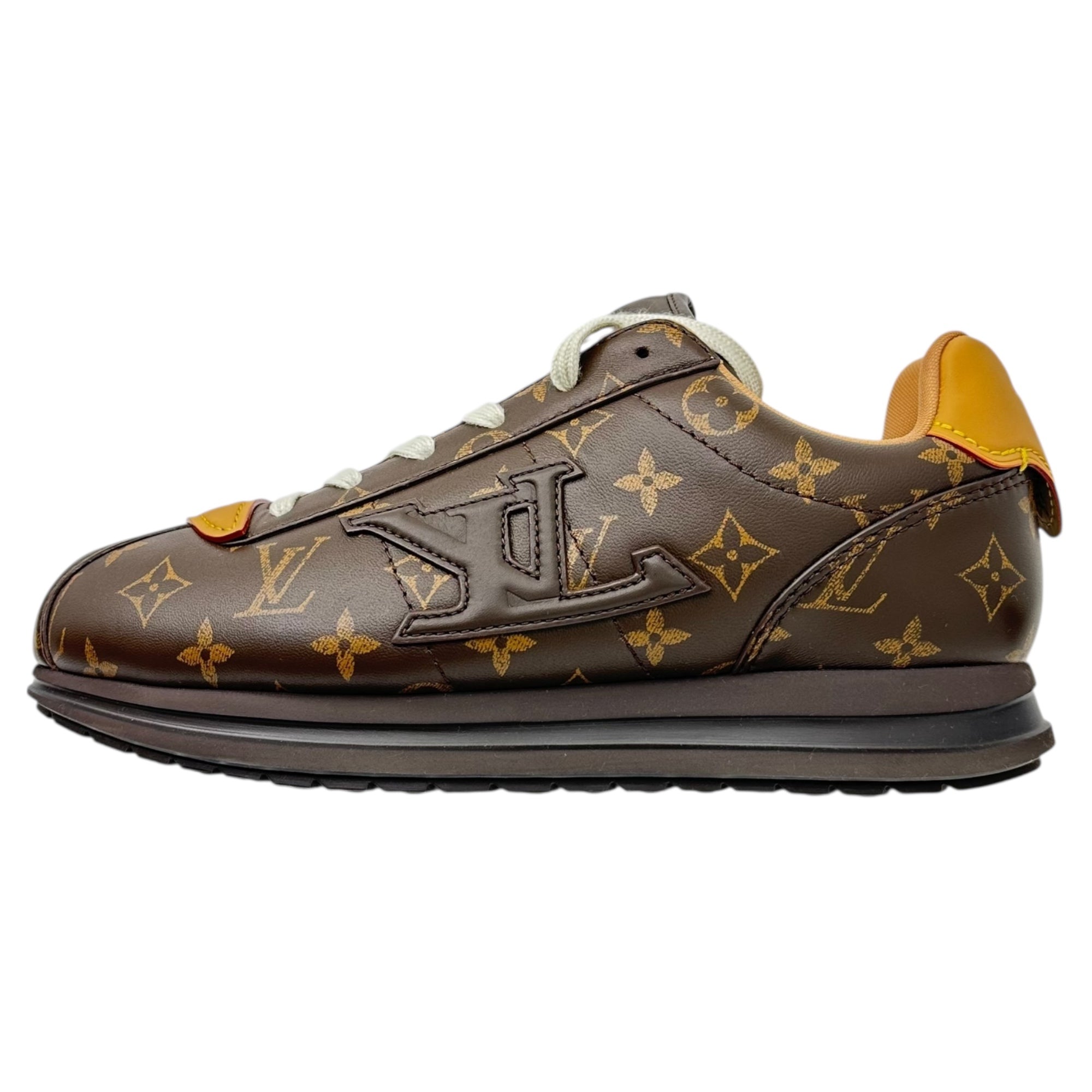 LOUIS VUITTON(ルイヴィトン) 25AW × NIGO Butter Soft Monogram ニゴー バター ソフト モノグラム スニーカー 1AIKVF 8(26.5cm程度) ブラウン 現行品