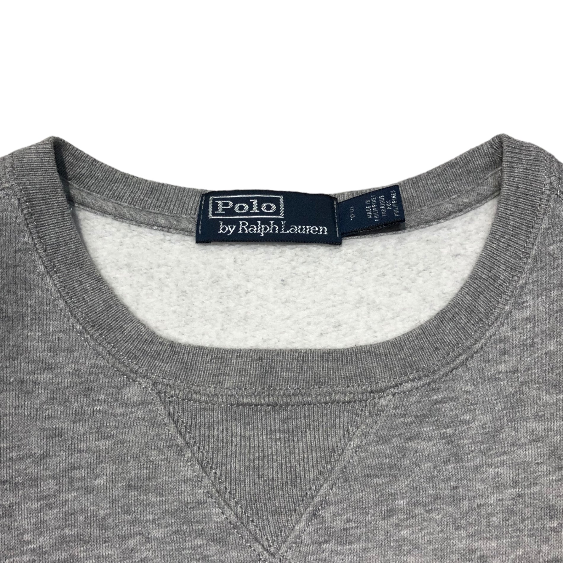 POLO RALPH LAUREN×MLB Dodgers(ポロラルフローレン×ドジャース) MLB polo bear sweatshirt ポロ ベア ベースボール スウェット S グレー 野球 メジャー 限定 コラボ