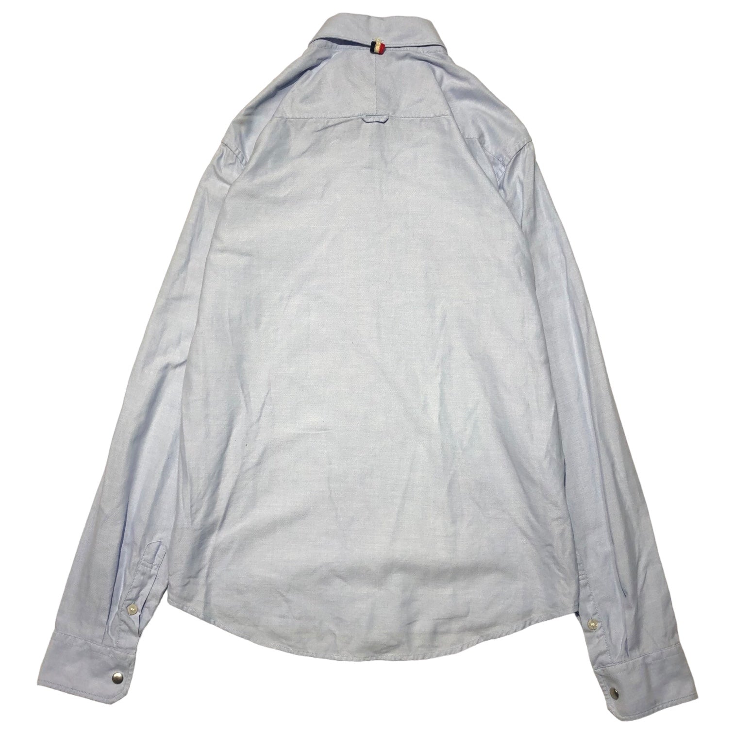MONCLER(モンクレール) pullover oxford shirt プルオーバー オックス フォード シャツ 102-09V-52010-00 0209V520 1000 L スカイブルー 長袖