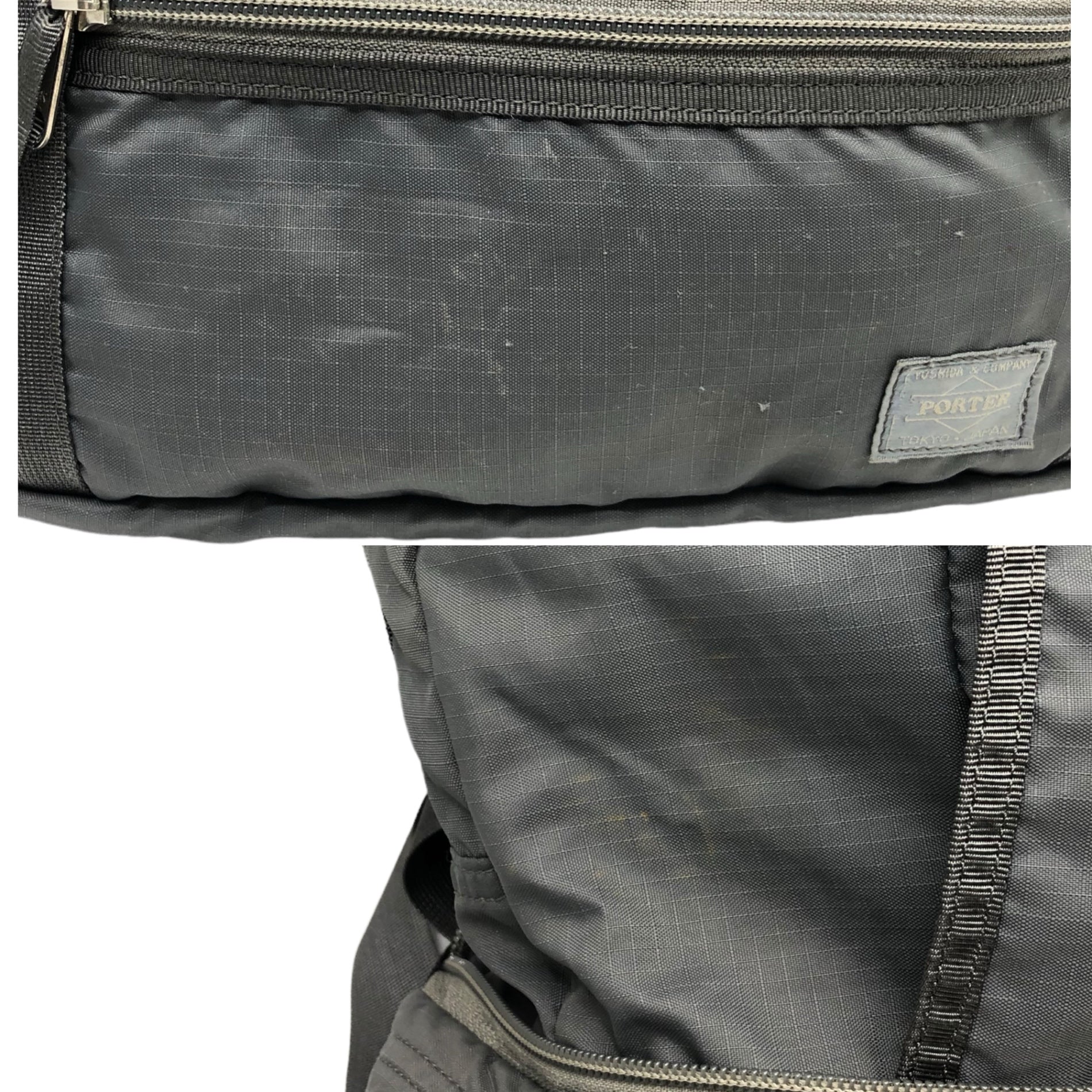 PORTER(ポーター) "TRIP"2WAY WAIST BAG/トリップ/リュック/バックパック グレー