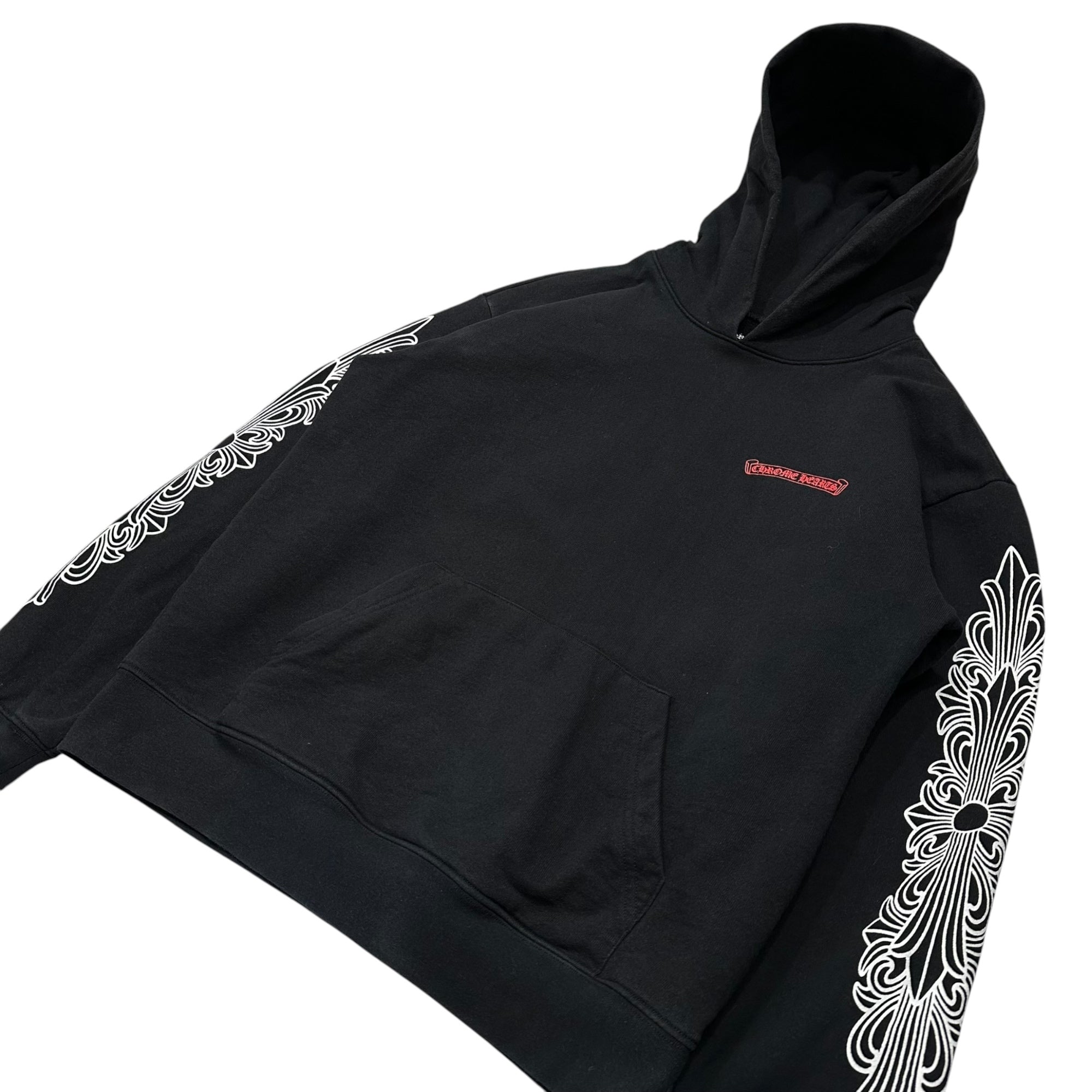 CHROME HEARTS(クロムハーツ) MATTY BOY 99 EYES CHOMPER HD PLVR マッティボーイ プルオーバー パーカー L ブラック クロムハーツジャパンタグ フーディ コラボ