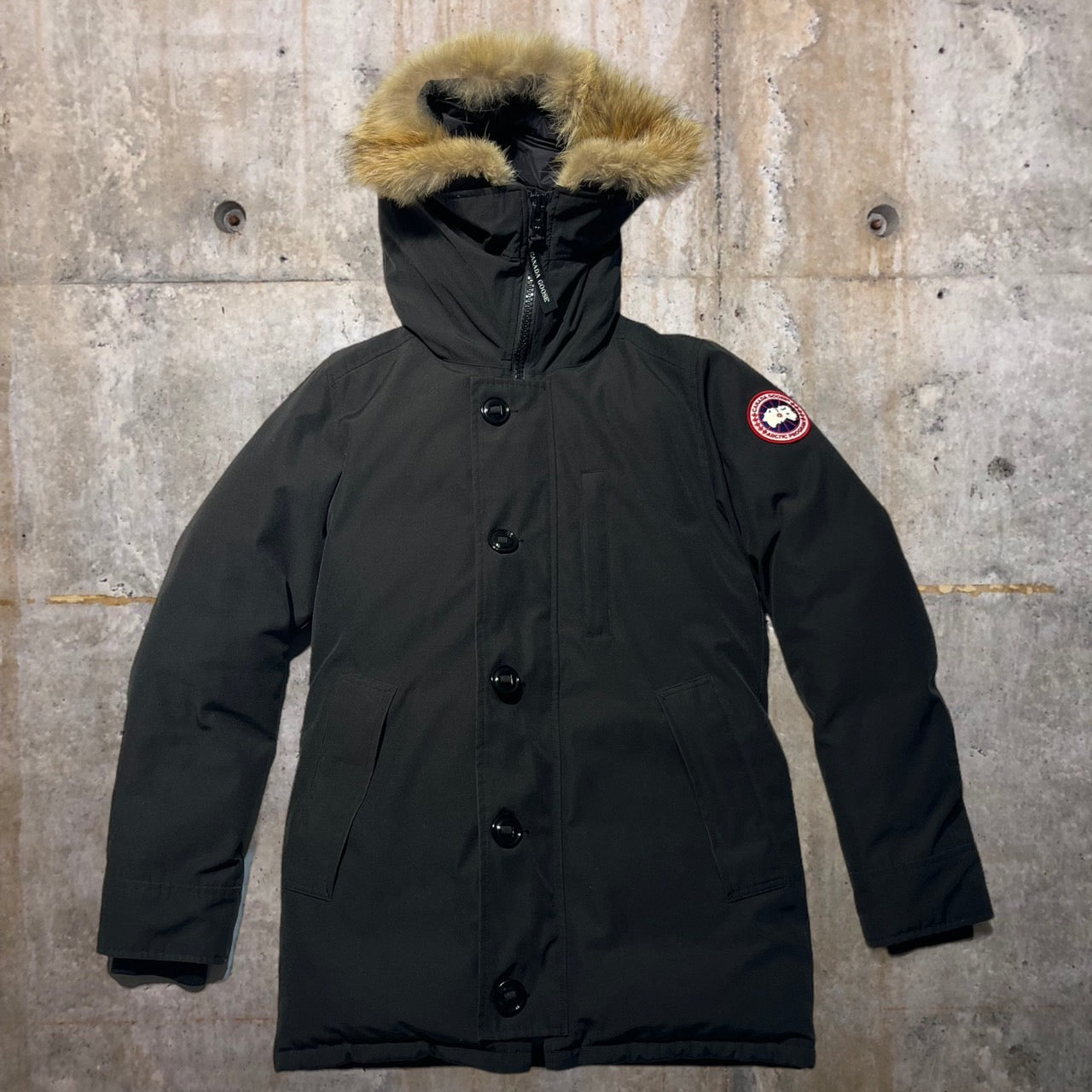 CANADA GOOSE(カナダグース) JASPER PARKA/ジャスパー/ダウンジャケット 3438JM XS ブラック サザビーリーグ