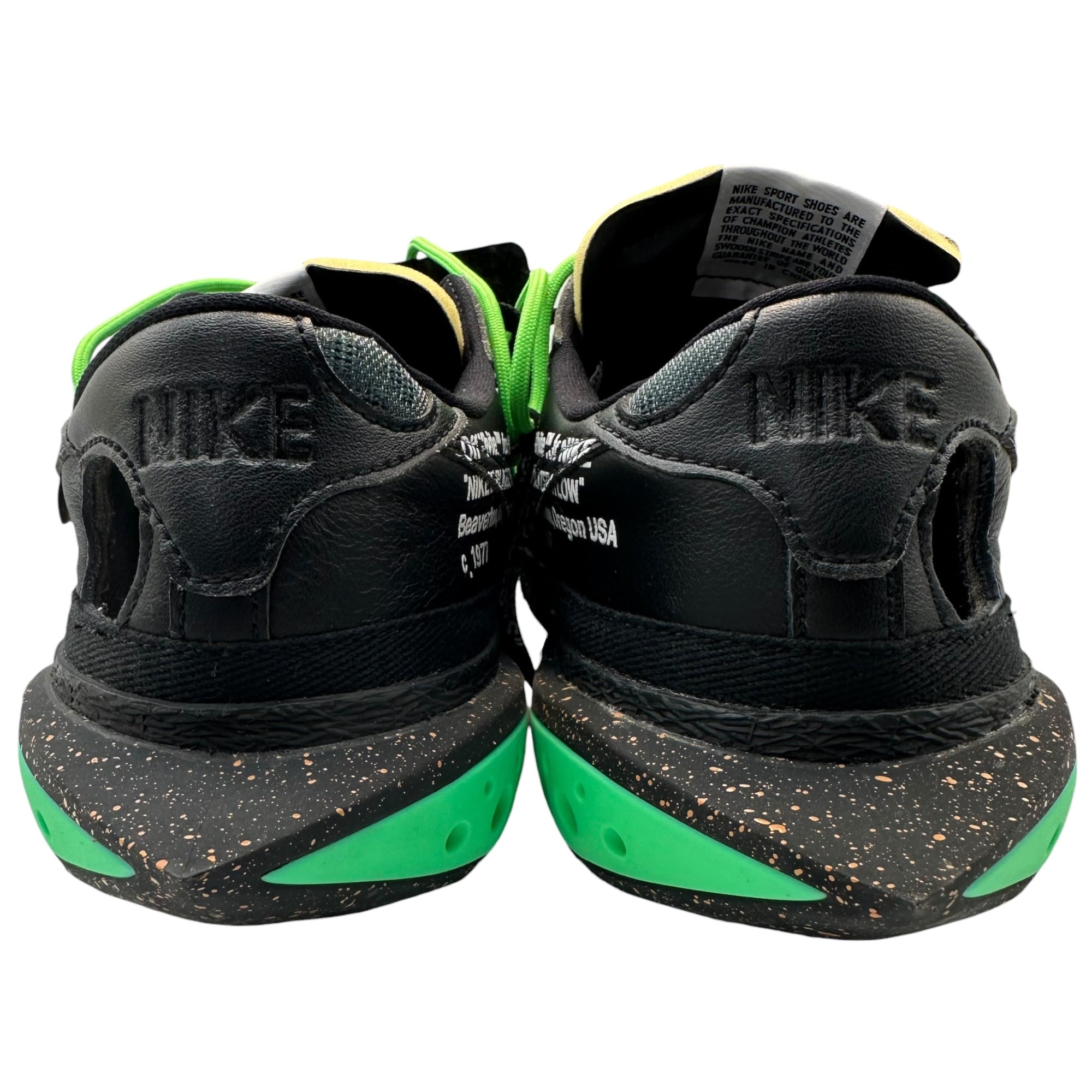 NIKE×Off-White(ナイキ×オフホワイト) Blazer Low Black and Electro Green ブレーザー ロー ブラック アンド エレクトロ グリーン DH7863-001 29cm ブラック×エレクトリックグリーン スニーカー