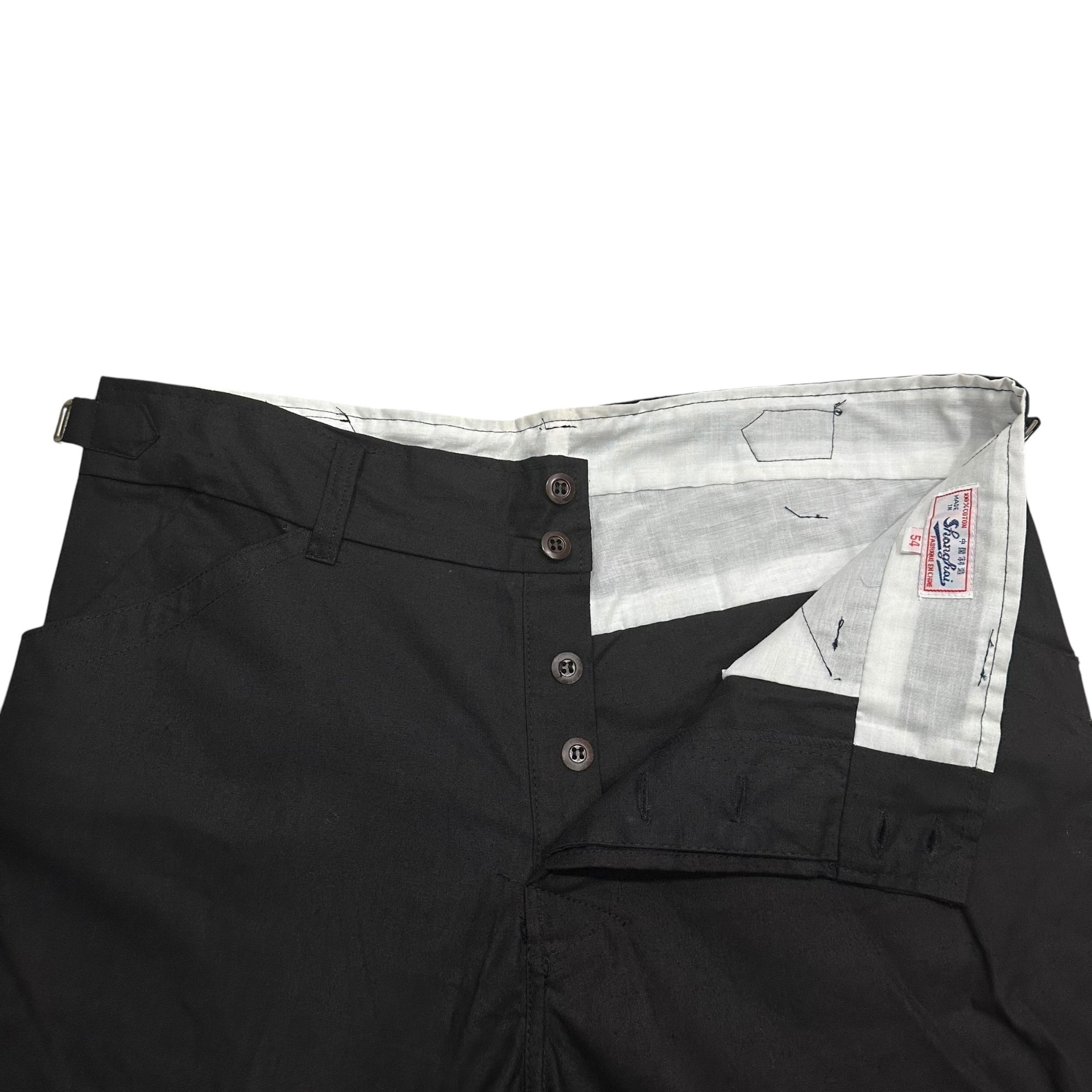 L'Anti Cher(ランチシェール) French China work pants フレンチ チャイナ ワーク パンツ 54(L程度) ブラック