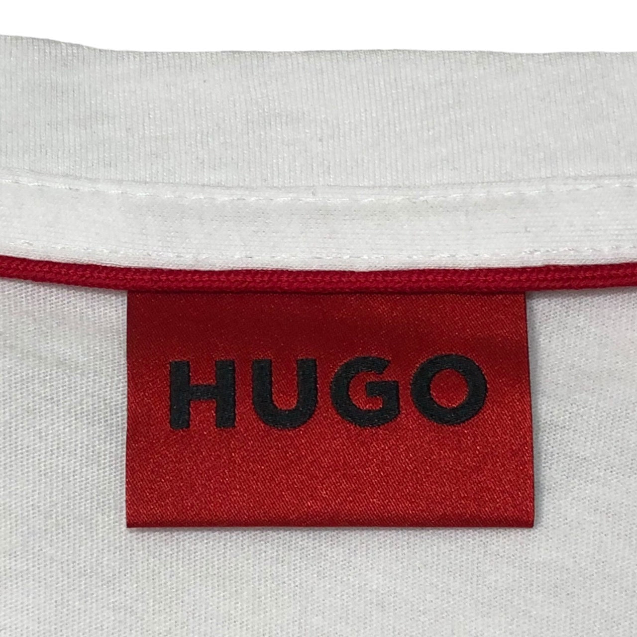 HUGO BOSS(ヒューゴボス) ロングスリーブTシャツ コットンジャージー ロゴプリント/ロゴ長袖Tシャツ 4021406673212 M ホワイト