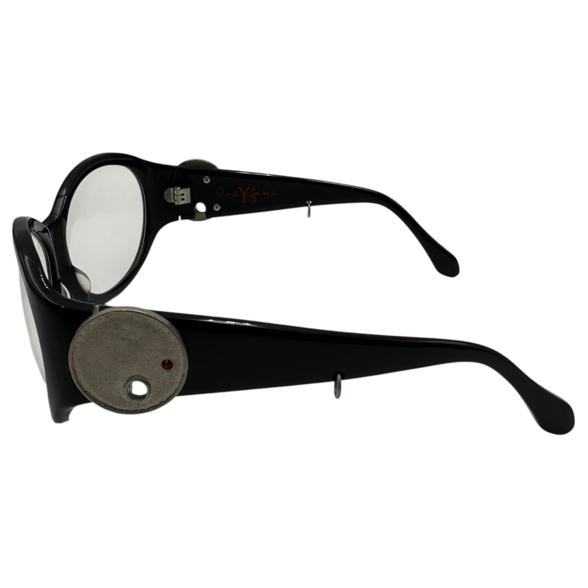 Y's Red Label(ワイズレッドレーベル) Side Coin Sunglasses サイドコイン サングラス ブラック×クリア