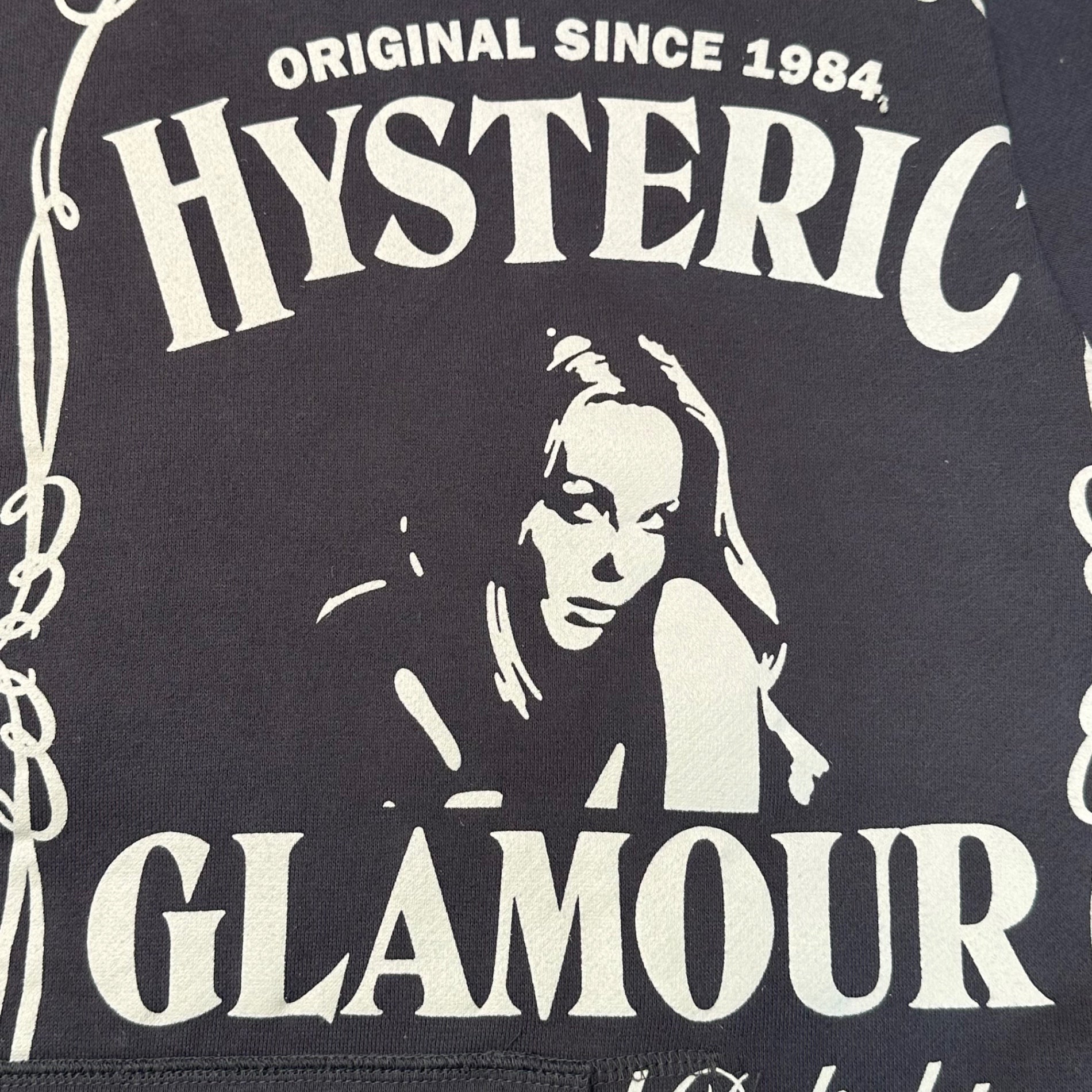 HYSTERIC GLAMOUR(ヒステリックグラマー) HYS WHISKY Hoodie ヒスガール プリント プルオーバー パーカー 02243CF04 L グレー