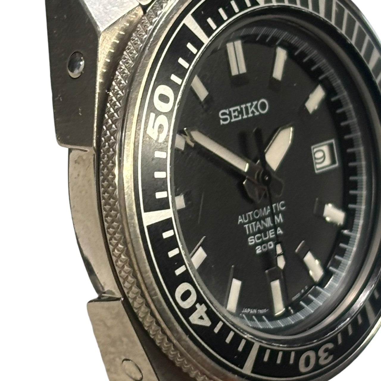 SEIKO(セイコー) Diver 200m ダイバー 自動巻き 腕時計 7S25-00D0 文字盤:ブラック スキューバ ブラックサムライ ダイバーズ