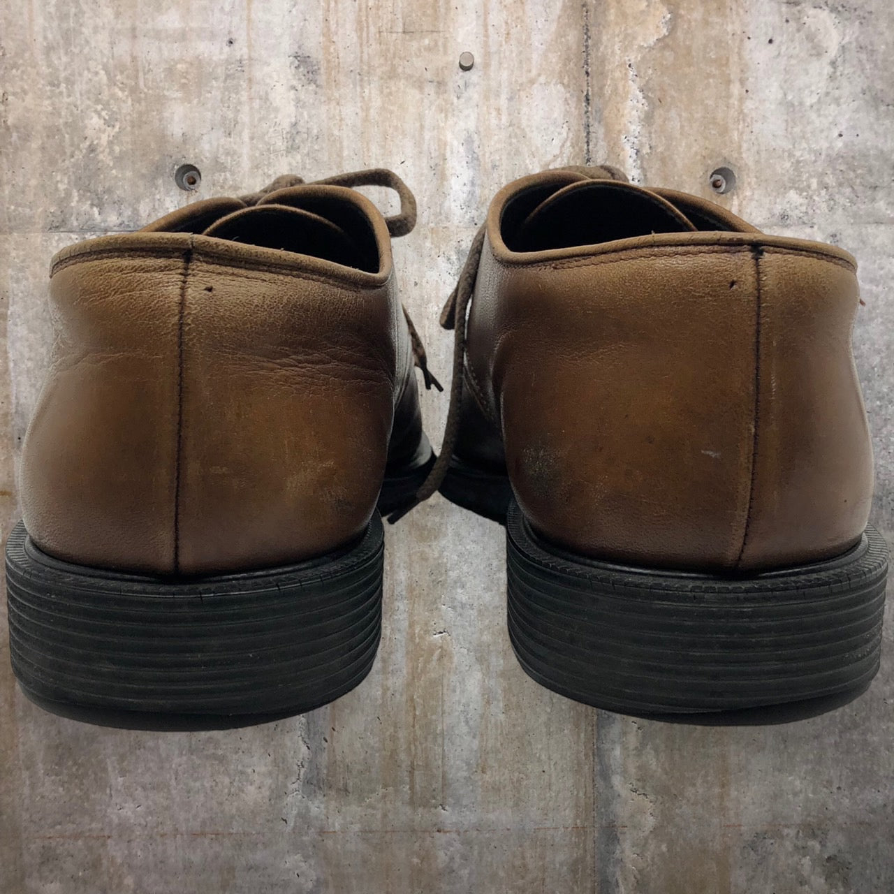 COMME des GARCONS HOMME(コムデギャルソンオム) 3ホールプレーントゥシューズ 24.5 ブラウン