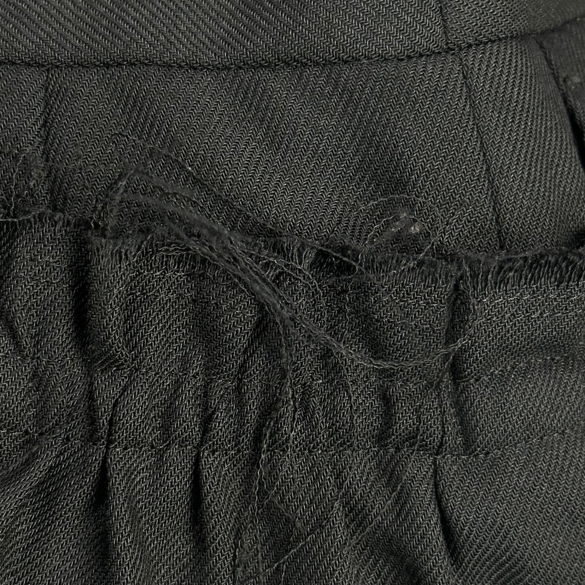 COMME des GARCONS(コムデギャルソン) 2002SS Hem-Zip Skirt-Style Super Sarouel Pants 裾ジップ スカートライク スーパー サルエル パンツ GE-P002 S ブラック AD2001 00s アーカイブ