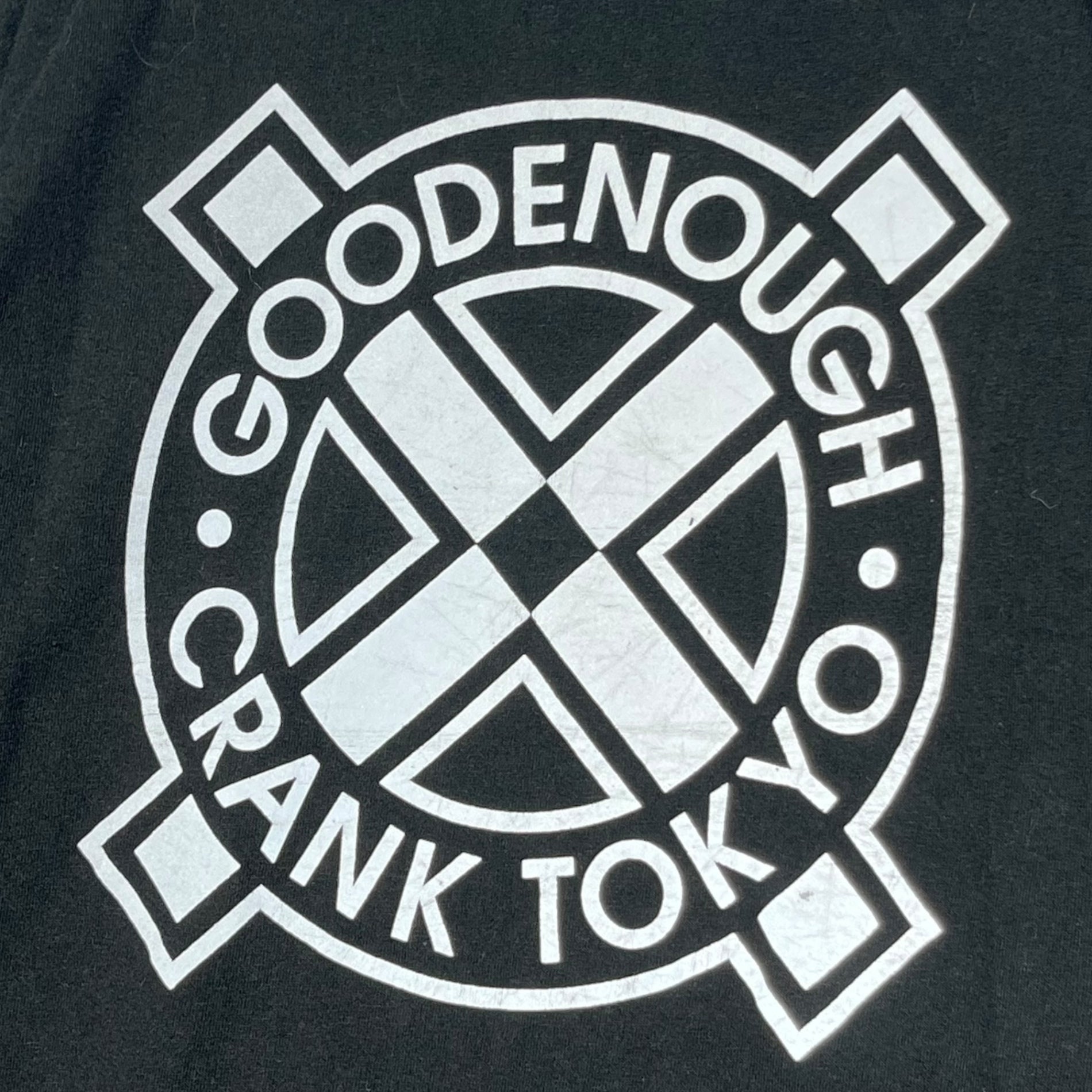 GOODENOUGH(グッドイナフ) Base control body back print T-shirt ベースコントロールボディ バックプリント Tシャツ M ブラック